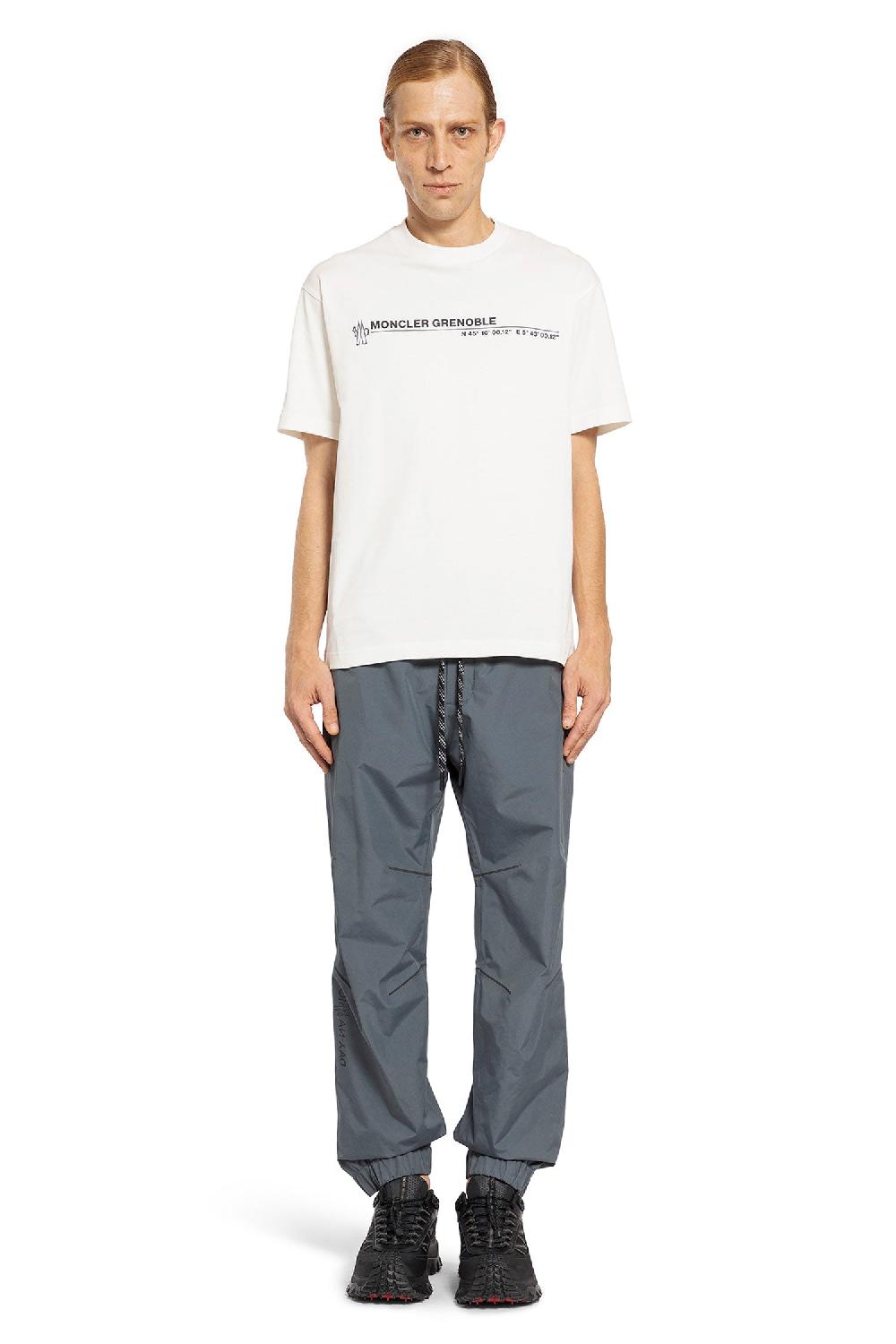 Antonioli MONCLER GRENOBLE MAN WHITE T-SHIRTS & TANK TOPS