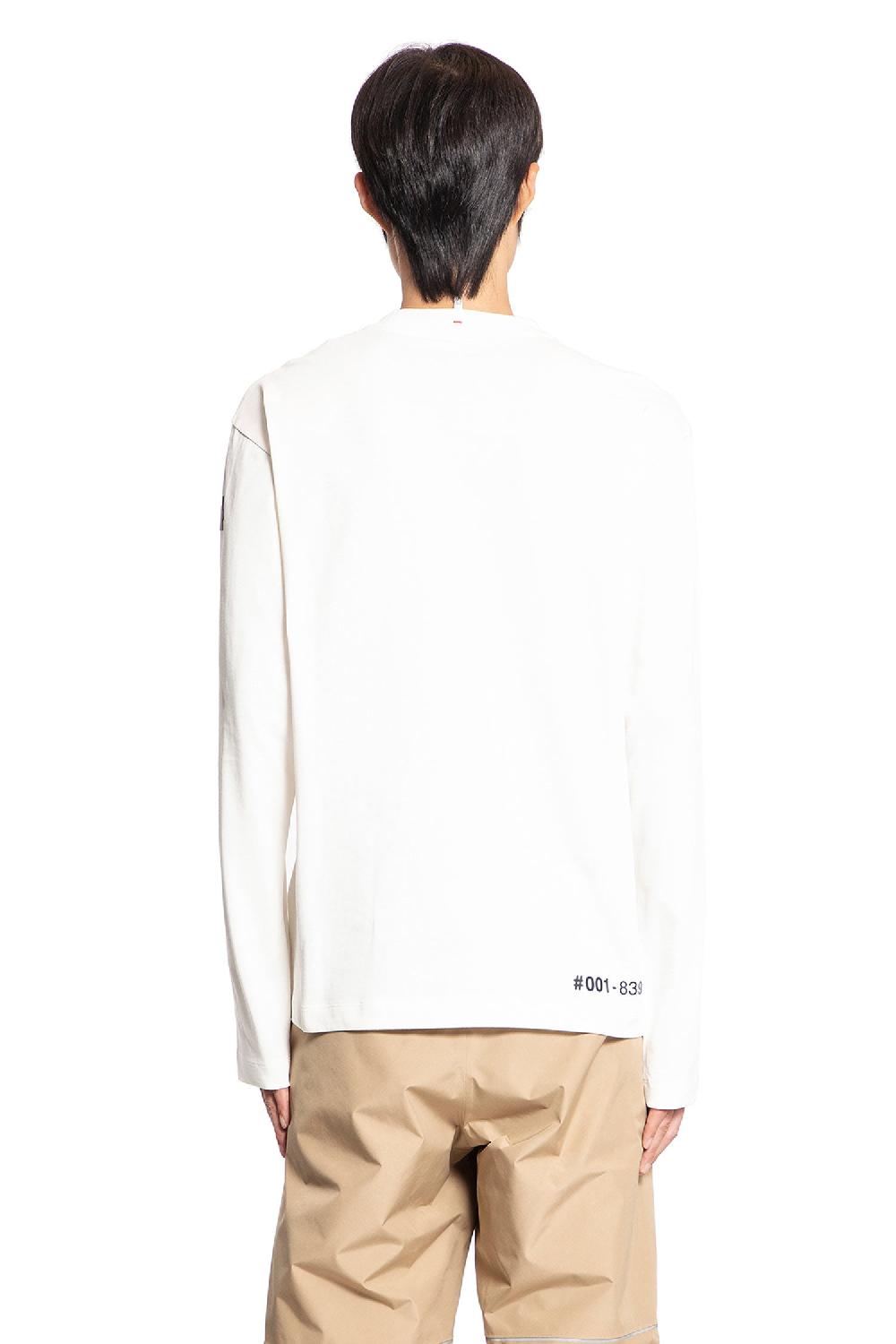 Antonioli MONCLER GRENOBLE MAN WHITE T-SHIRTS & TANK TOPS