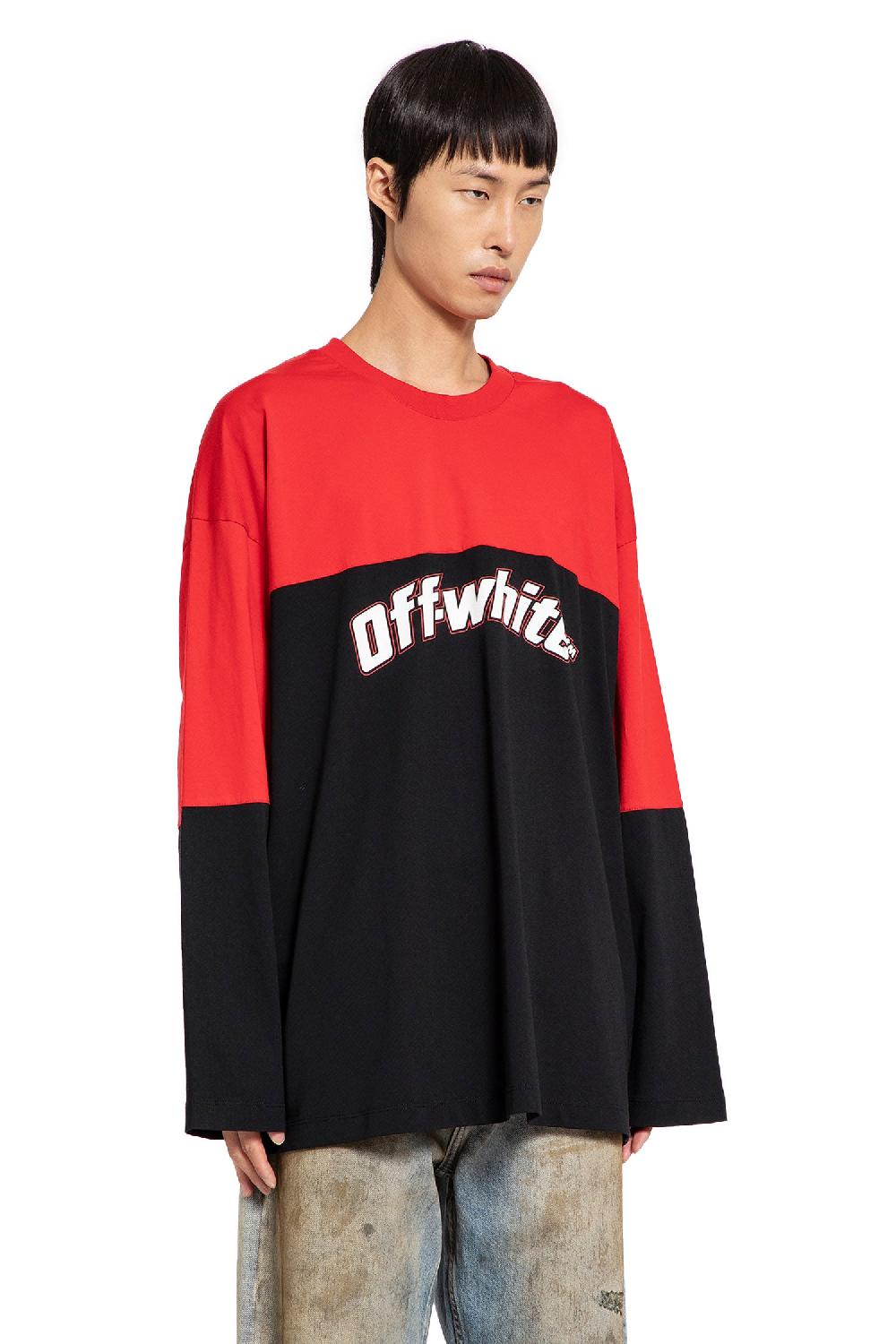 Antonioli OFF-WHITE MAN MULTICOLOR T-SHIRTS & TANK TOPS