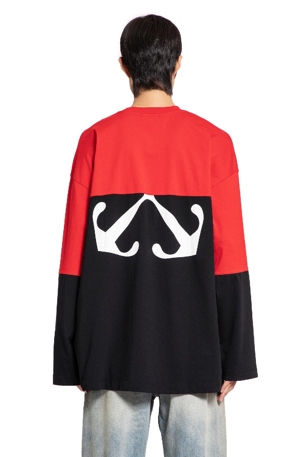 Antonioli OFF-WHITE MAN MULTICOLOR T-SHIRTS & TANK TOPS