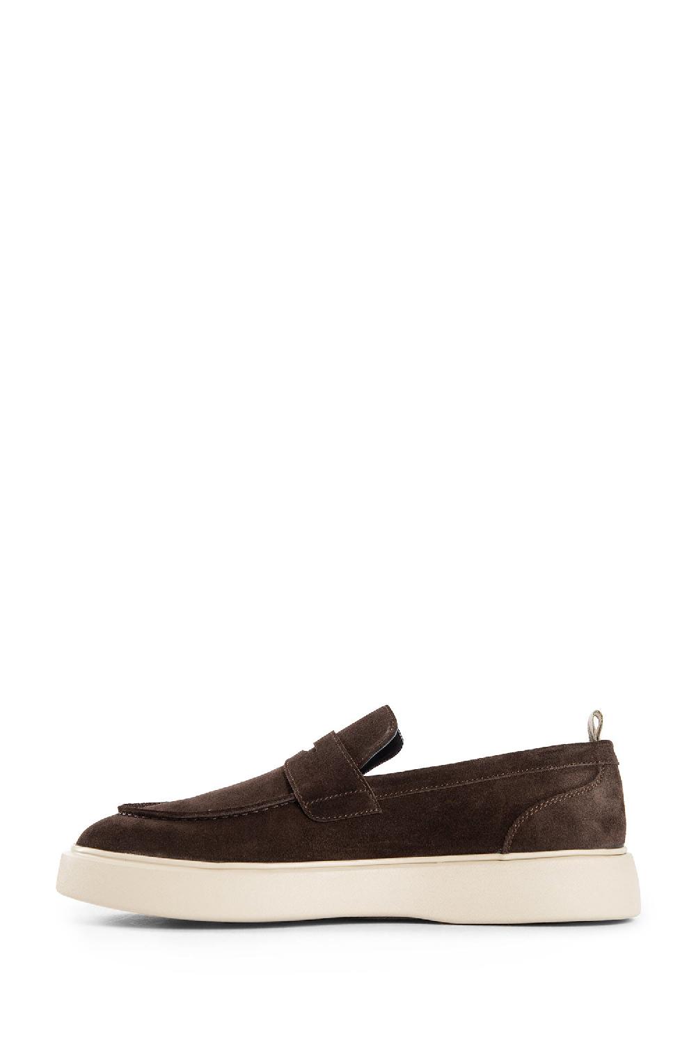 Antonioli OFFICINE CREATIVE MAN BROWN LOAFERS & FLATS