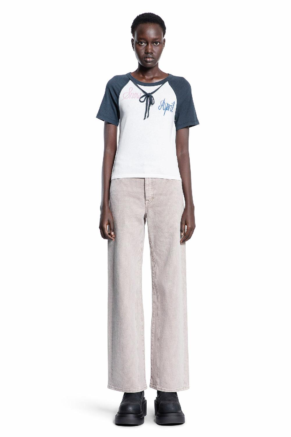 Antonioli OUR LEGACY WOMAN BLACK&WHITE T-SHIRTS & TANK TOPS