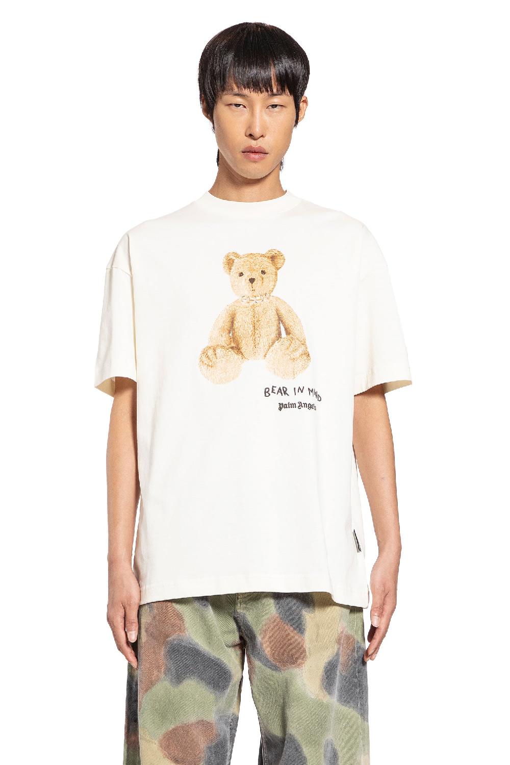 Antonioli PALM ANGELS MAN OFF-WHITE T-SHIRTS & TANK TOPS
