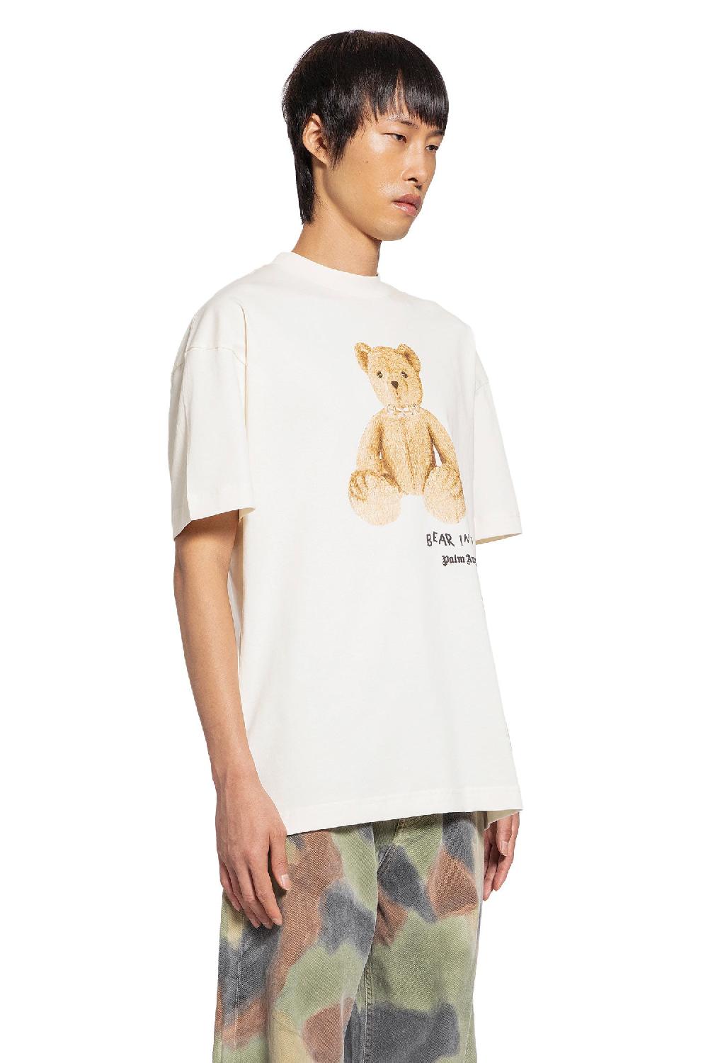Antonioli PALM ANGELS MAN OFF-WHITE T-SHIRTS & TANK TOPS