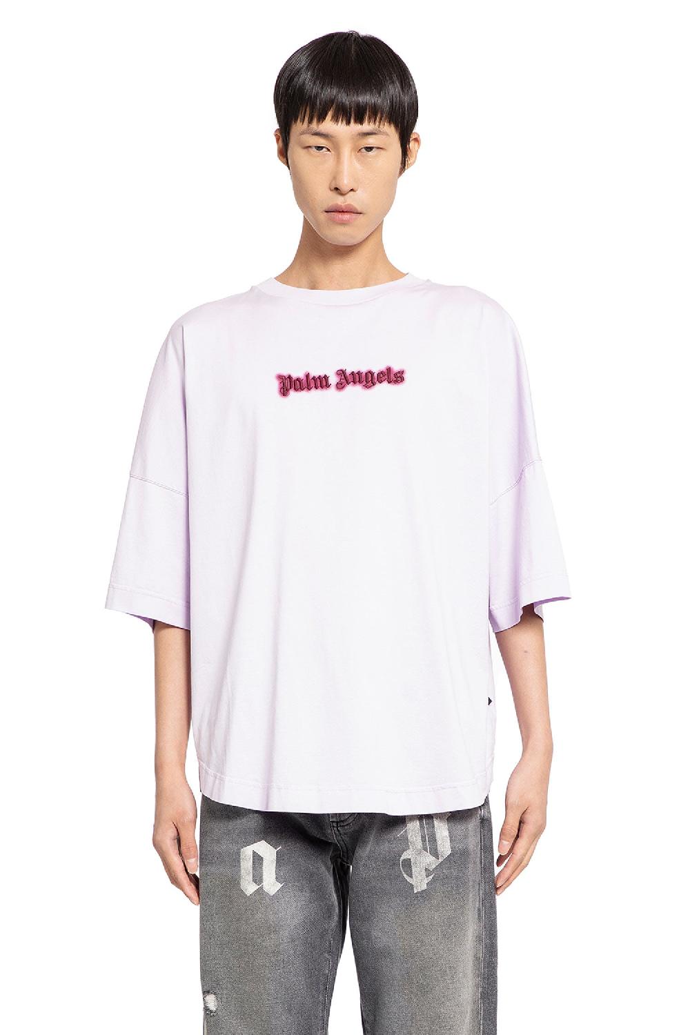 Antonioli PALM ANGELS MAN PURPLE T-SHIRTS & TANK TOPS