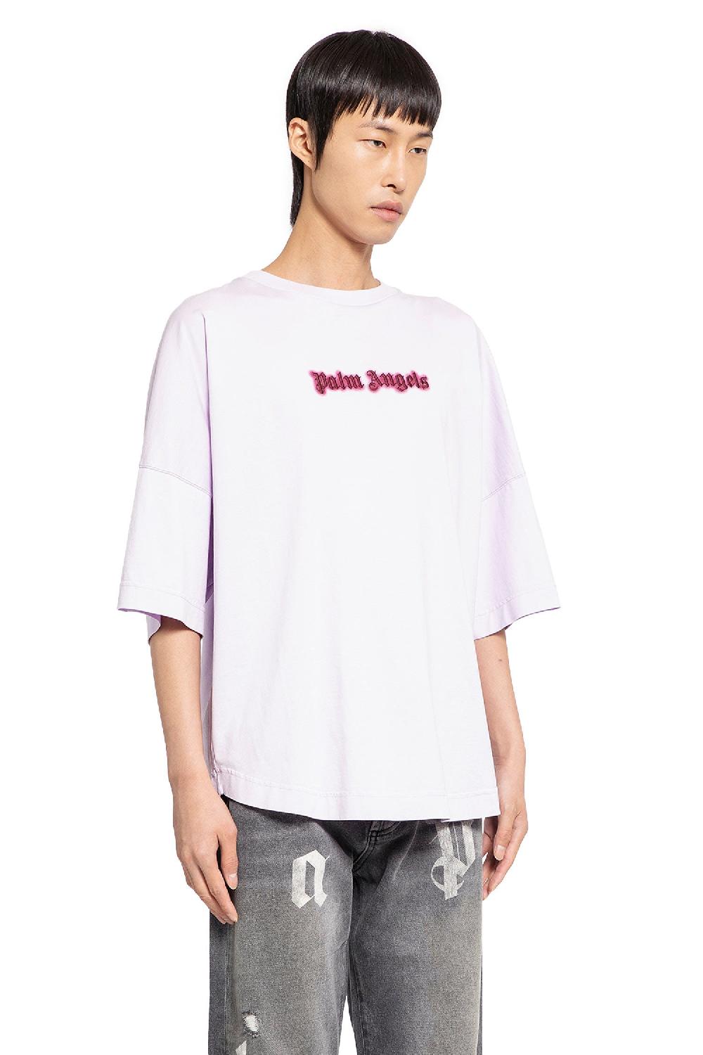 Antonioli PALM ANGELS MAN PURPLE T-SHIRTS & TANK TOPS
