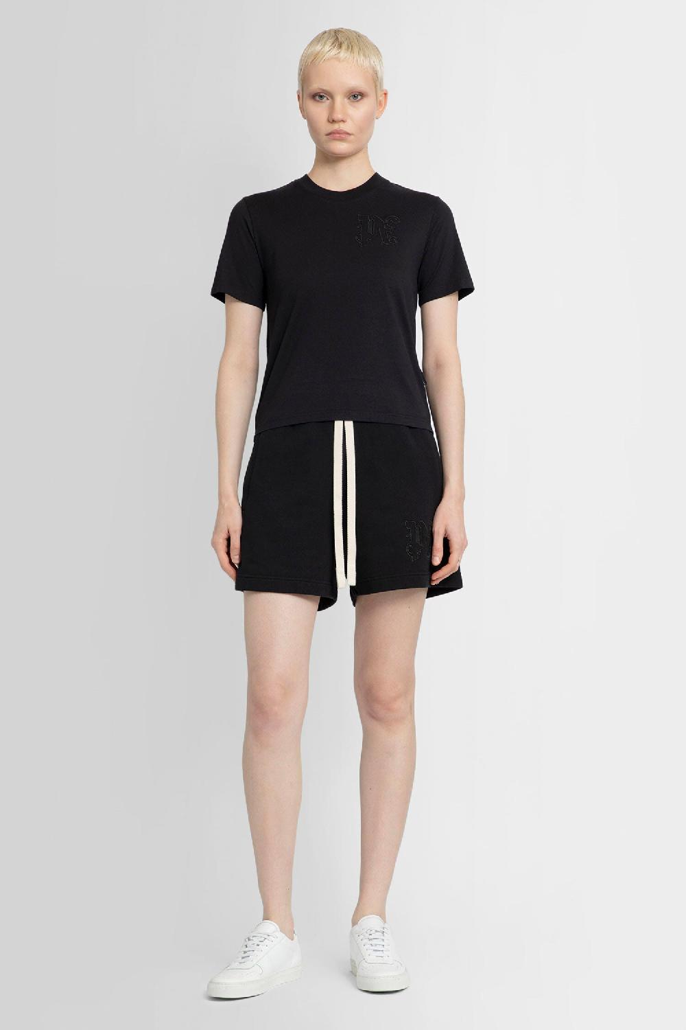 Antonioli PALM ANGELS WOMAN BLACK T-SHIRTS & TANK TOPS