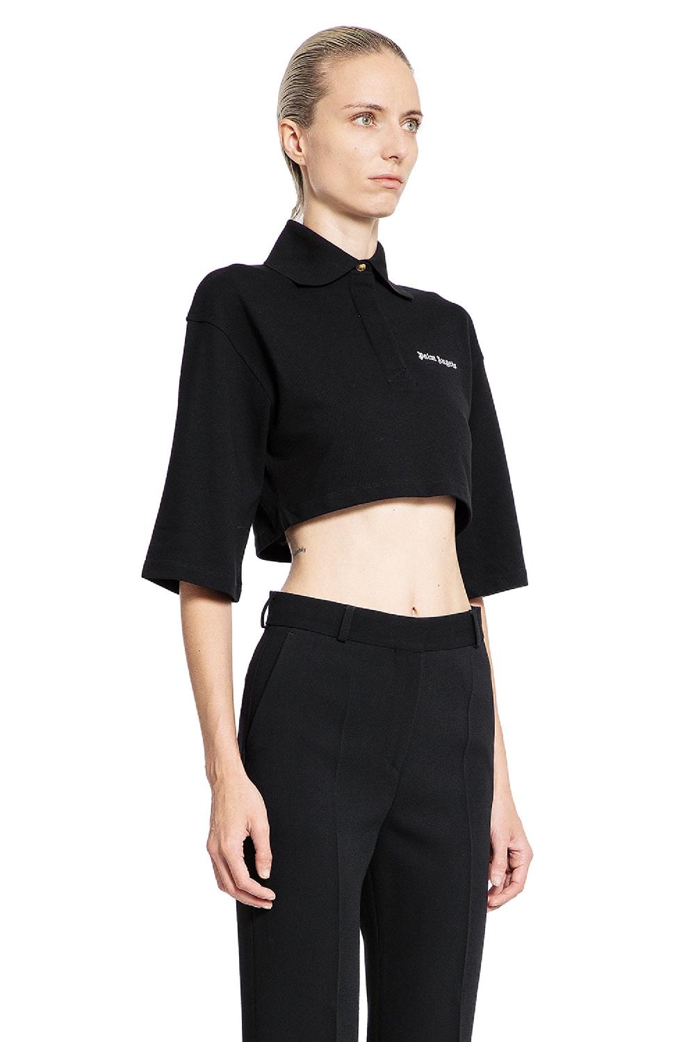Antonioli PALM ANGELS WOMAN BLACK T-SHIRTS & TANK TOPS