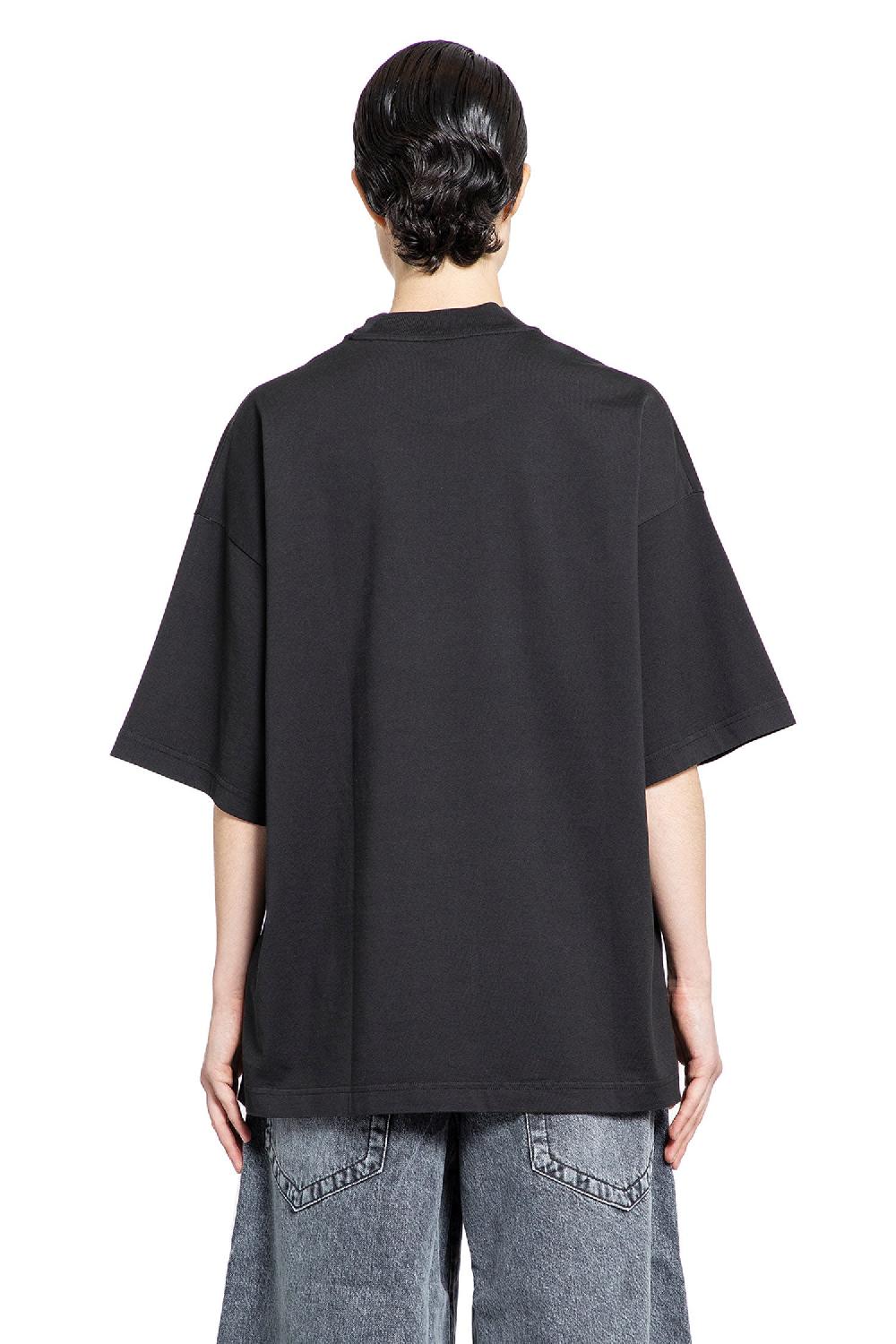 Antonioli PALM ANGELS WOMAN BLACK T-SHIRTS & TANK TOPS