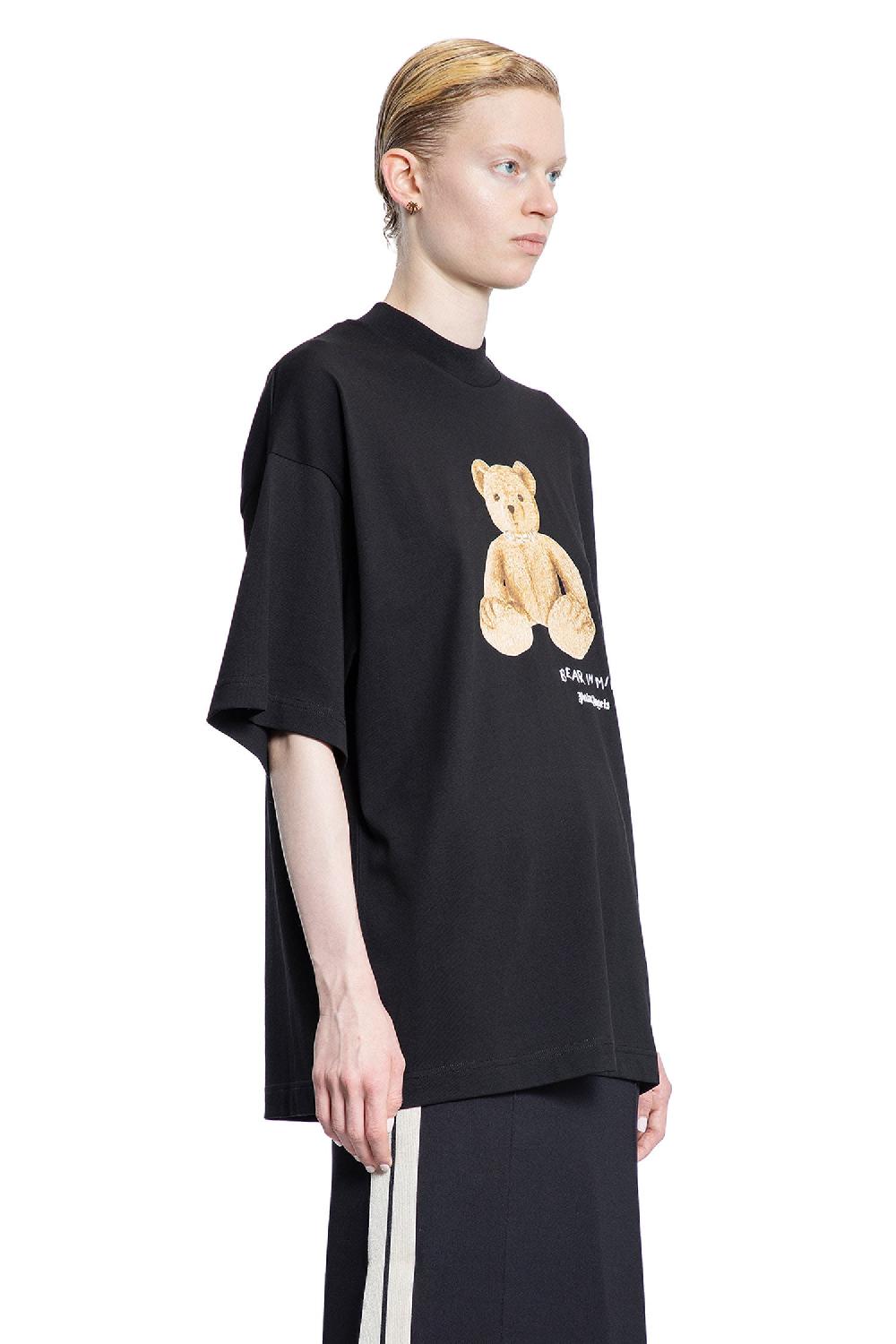 Antonioli PALM ANGELS WOMAN BLACK T-SHIRTS & TANK TOPS
