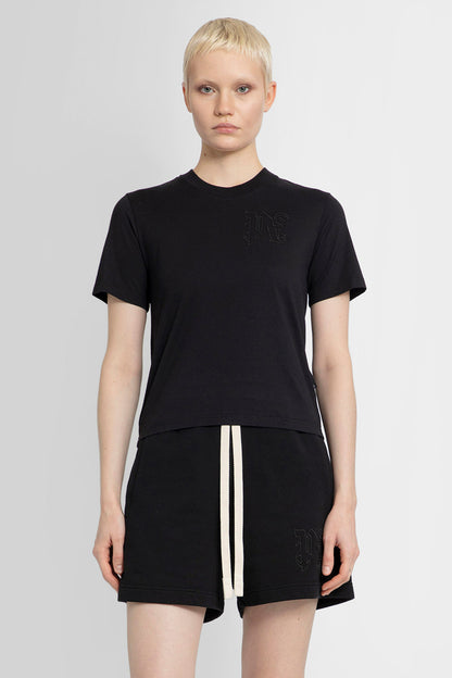 Antonioli PALM ANGELS WOMAN BLACK T-SHIRTS & TANK TOPS