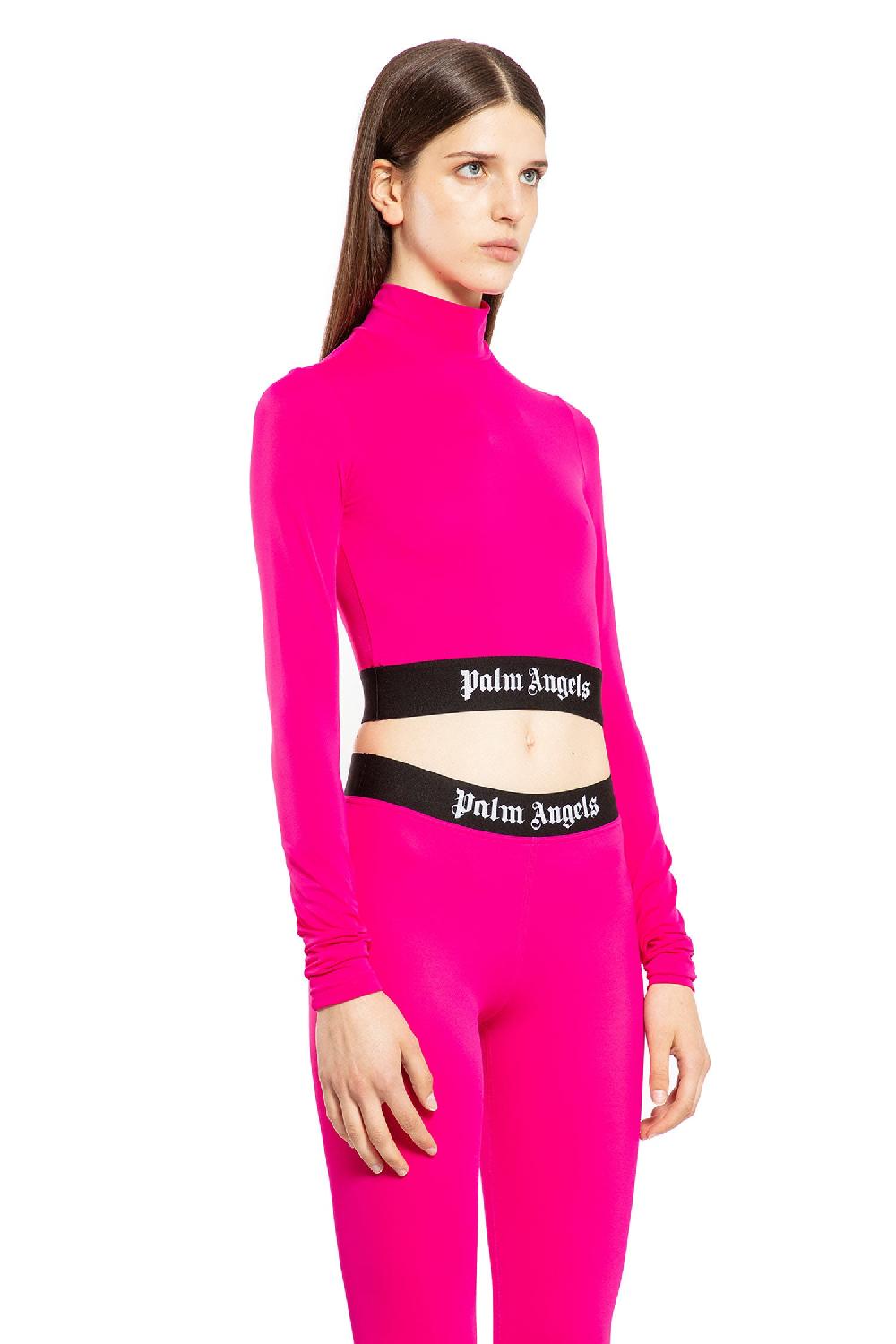Antonioli PALM ANGELS WOMAN PINK T-SHIRTS & TANK TOPS