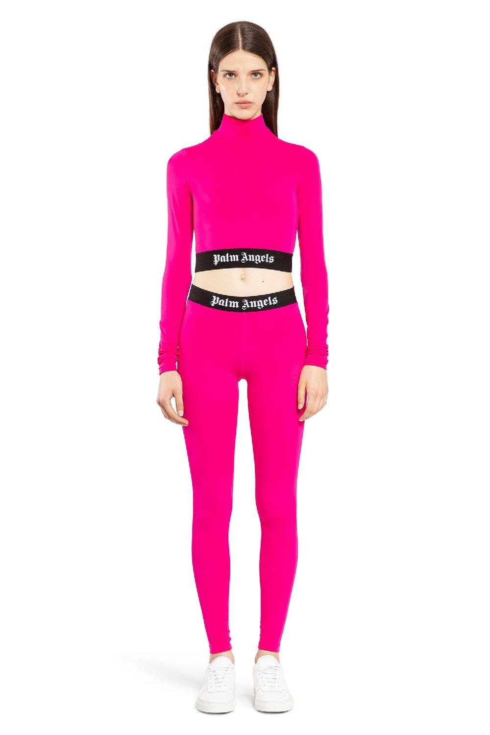 Antonioli PALM ANGELS WOMAN PINK T-SHIRTS & TANK TOPS