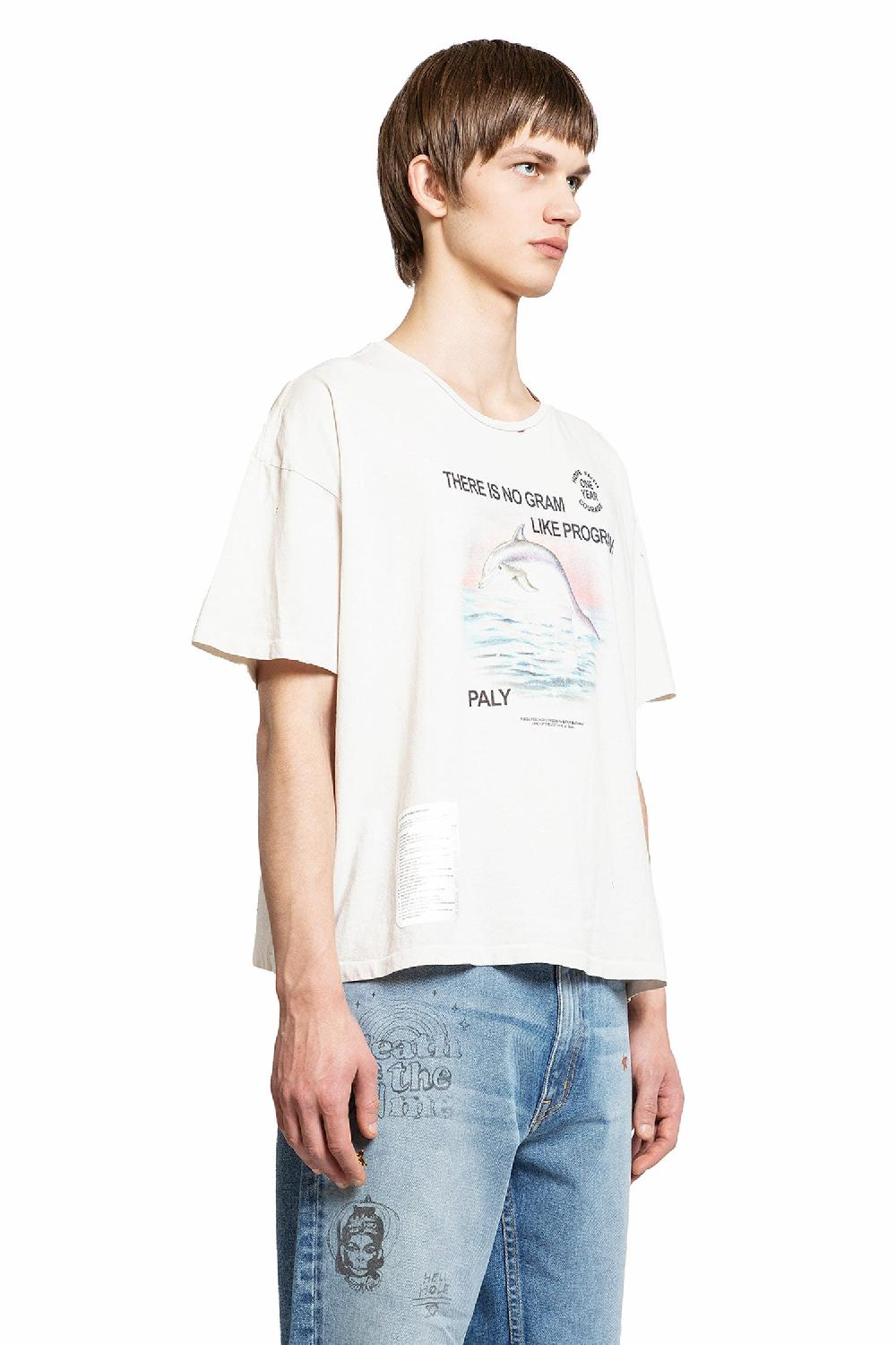 Antonioli PALY HOLLYWOOD MAN WHITE T-SHIRTS & TANK TOPS