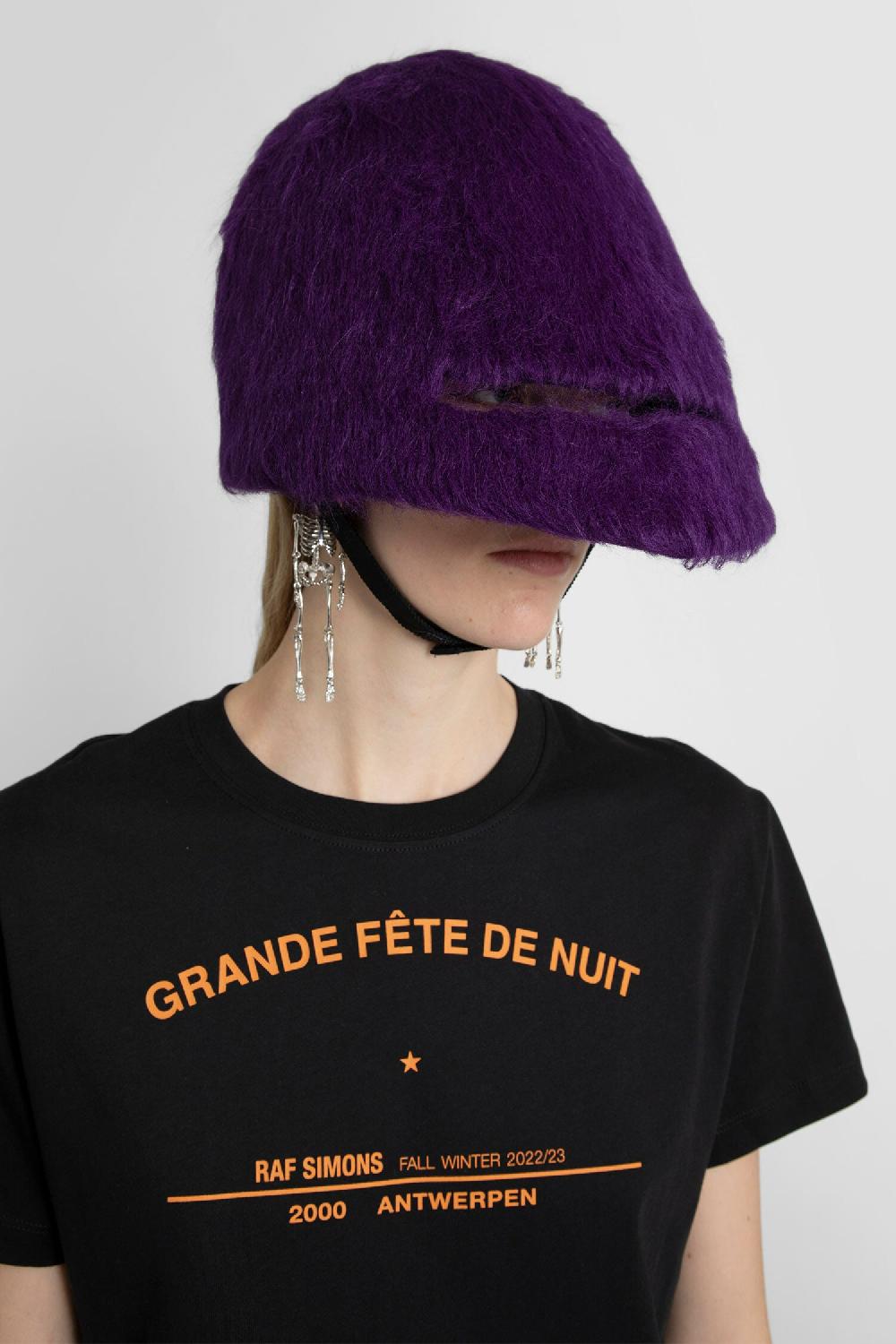 Antonioli RAF SIMONS WOMAN BLACK T-SHIRTS & TANK TOPS