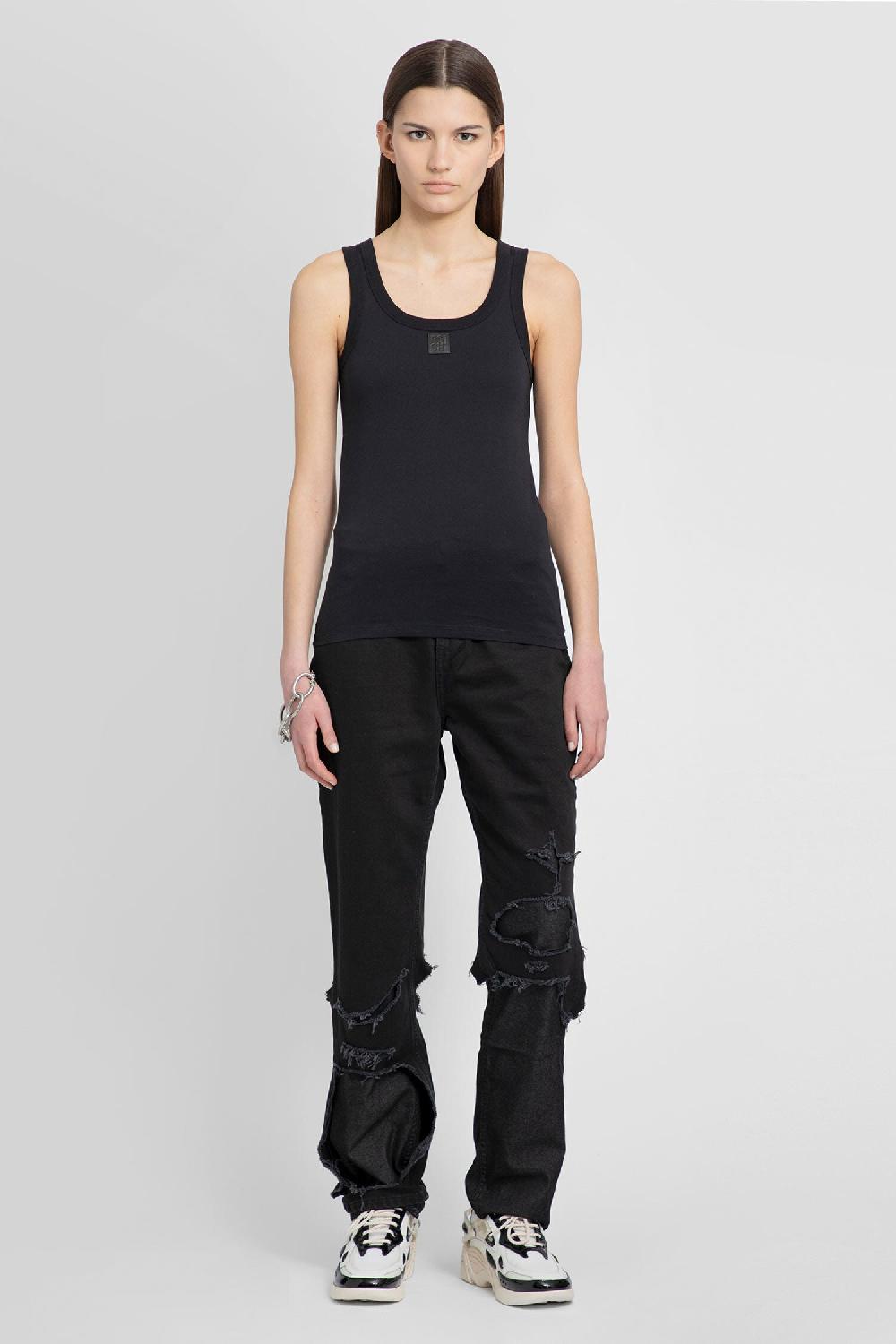 Antonioli RAF SIMONS WOMAN BLACK T-SHIRTS & TANK TOPS