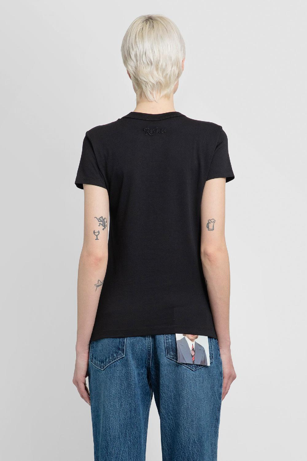 Antonioli RAF SIMONS WOMAN BLACK T-SHIRTS & TANK TOPS