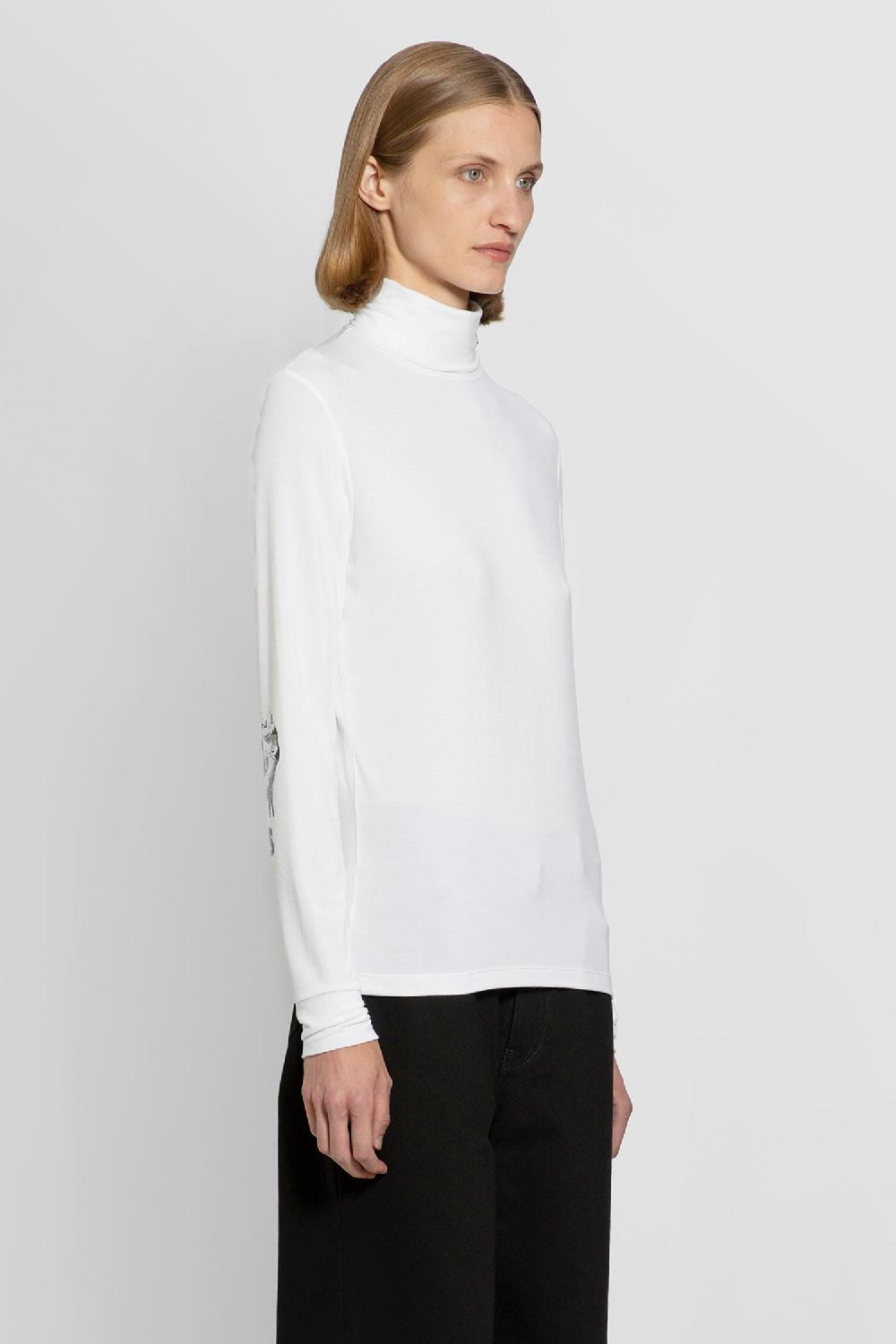 Antonioli RAF SIMONS WOMAN WHITE T-SHIRTS & TANK TOPS