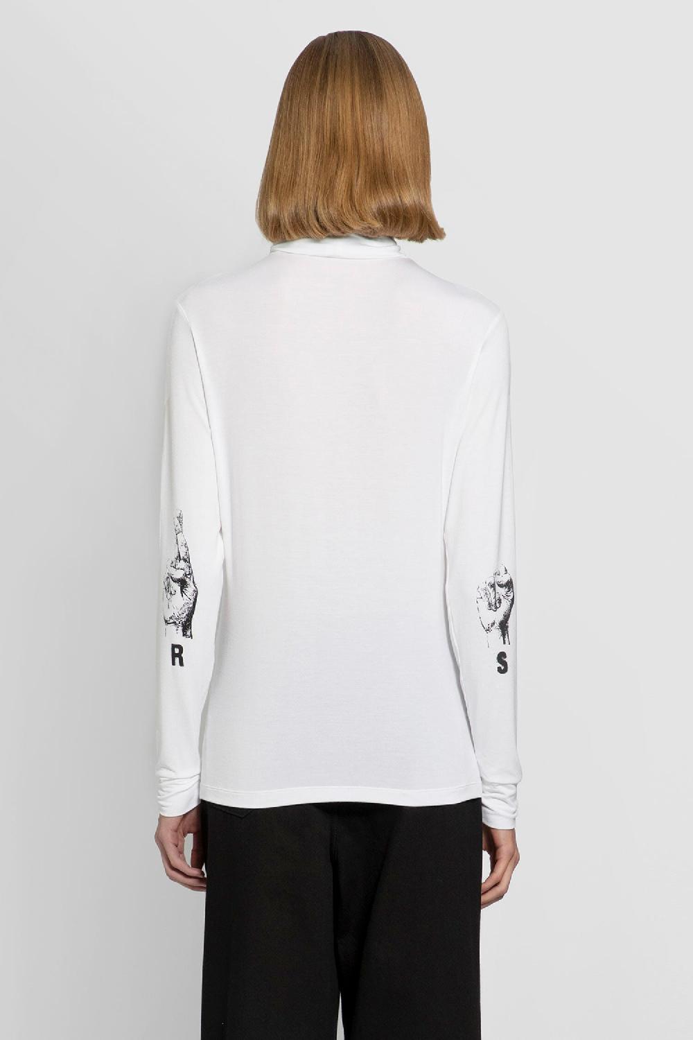 Antonioli RAF SIMONS WOMAN WHITE T-SHIRTS & TANK TOPS