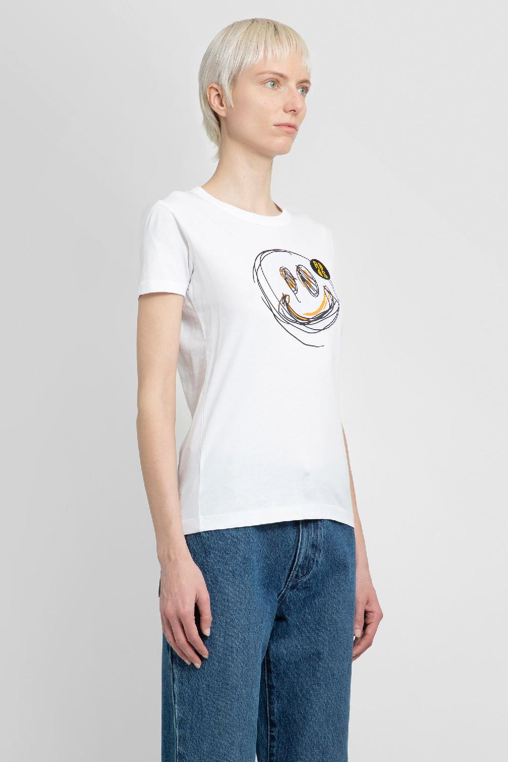 Antonioli RAF SIMONS WOMAN WHITE T-SHIRTS & TANK TOPS