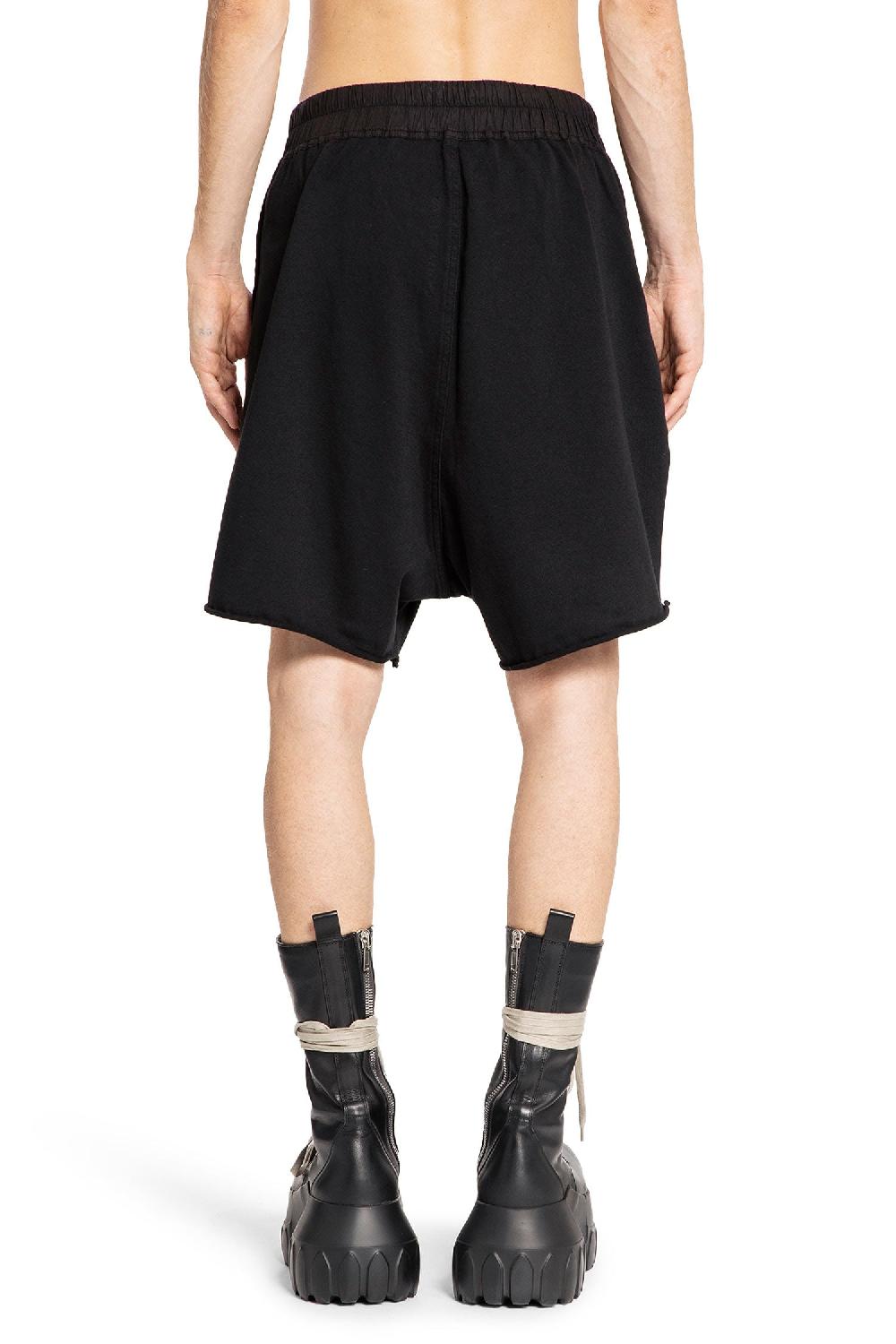 Antonioli RICK OWENS DRKSHDW MAN BLACK SHORTS & SKIRTS
