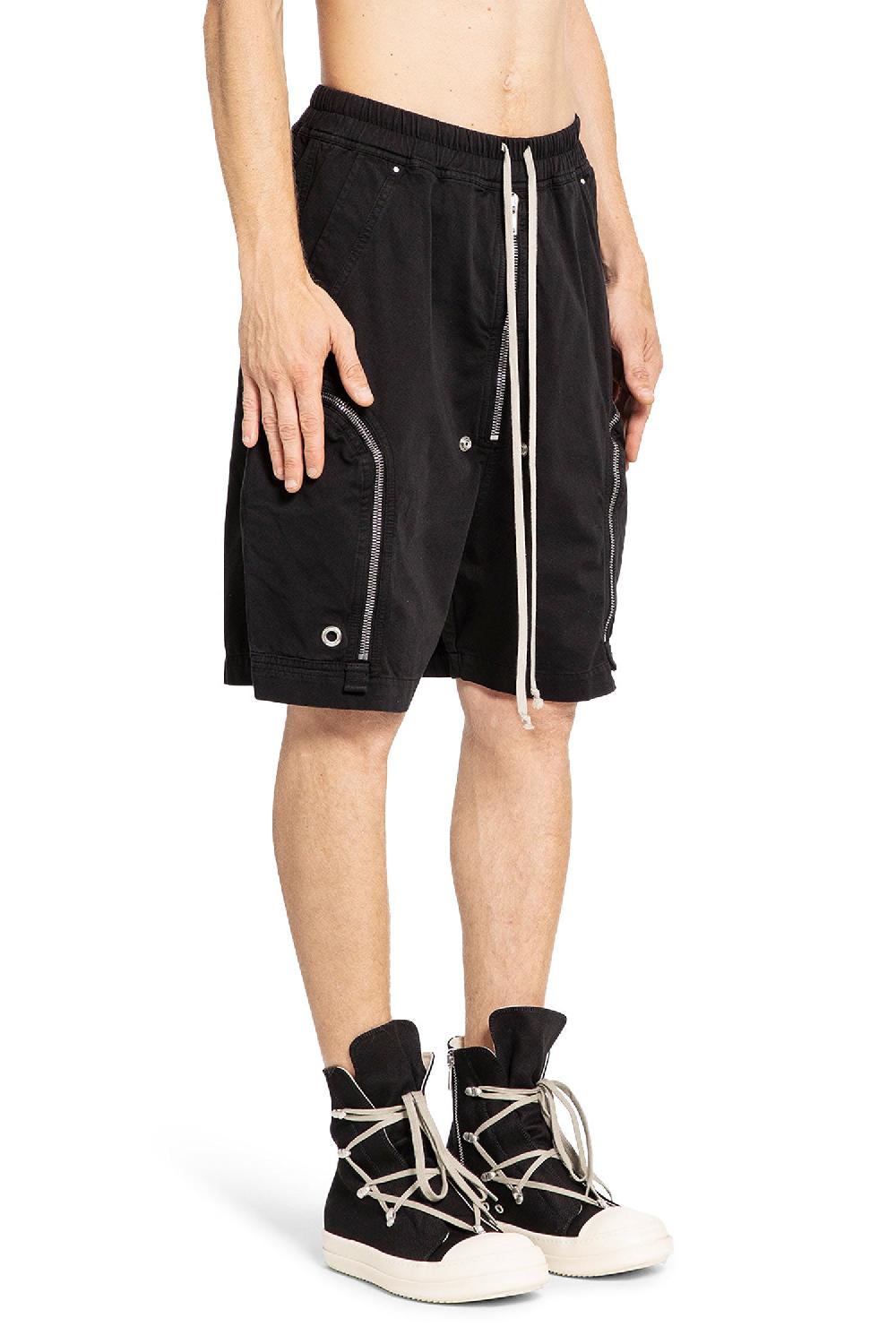 Antonioli RICK OWENS DRKSHDW MAN BLACK SHORTS & SKIRTS