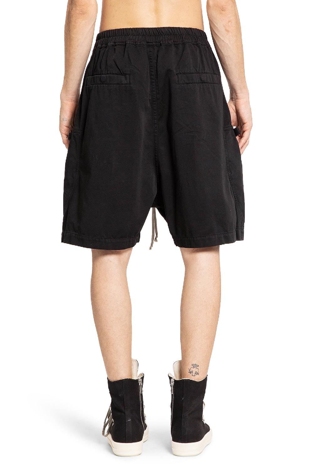 Antonioli RICK OWENS DRKSHDW MAN BLACK SHORTS & SKIRTS