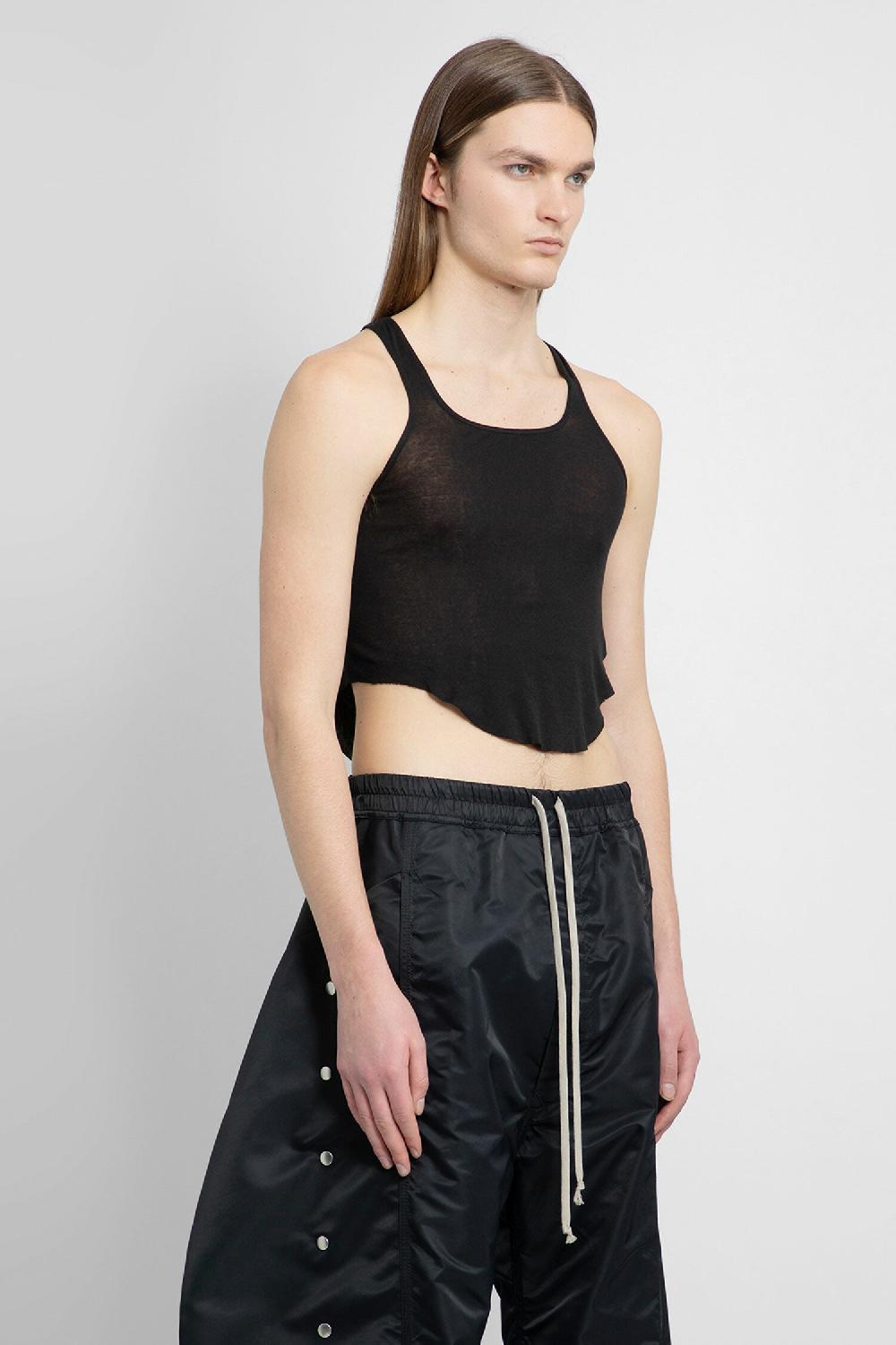 Antonioli RICK OWENS DRKSHDW MAN BLACK T-SHIRTS & TANK TOPS
