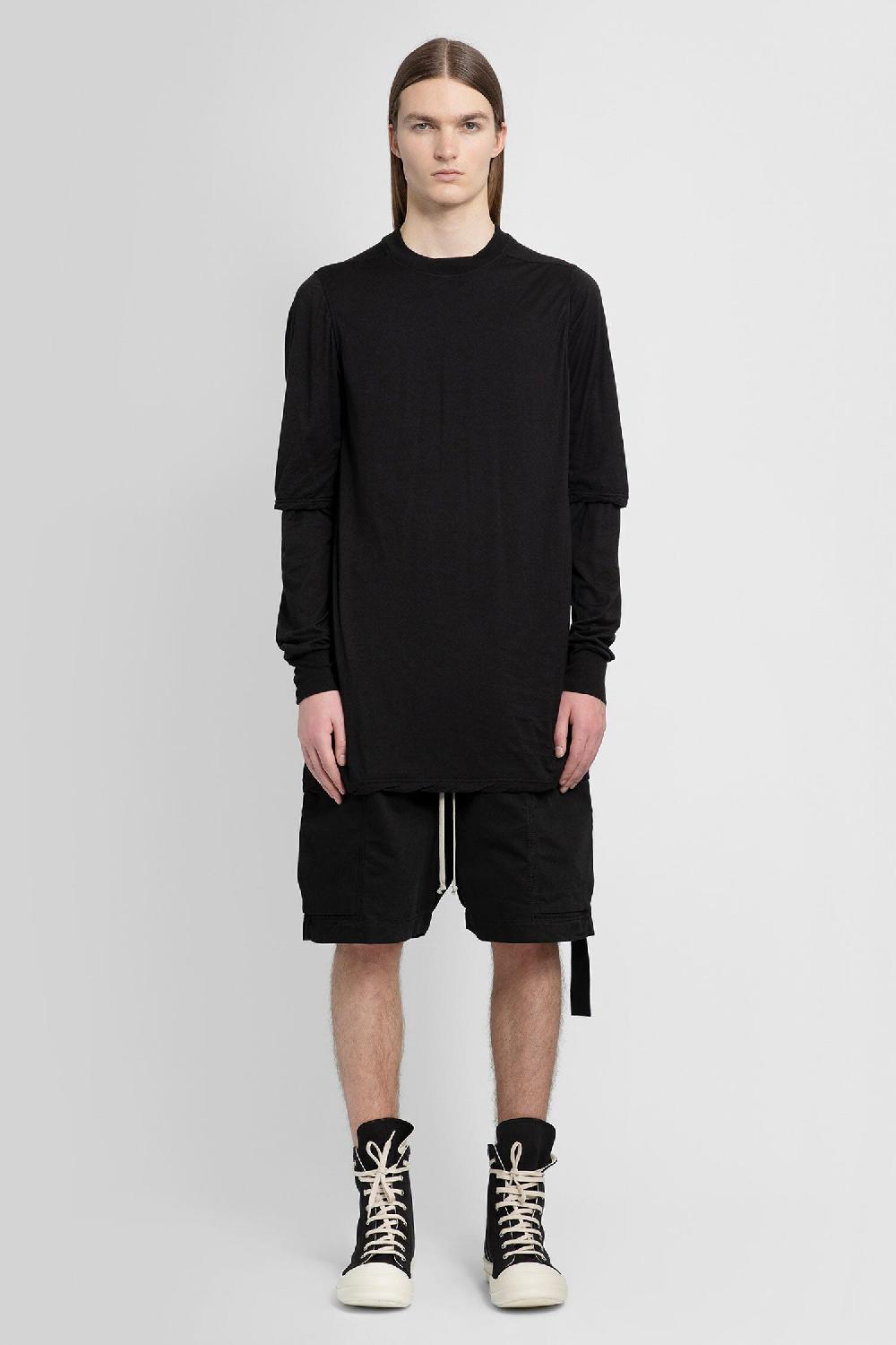 Antonioli RICK OWENS DRKSHDW MAN BLACK T-SHIRTS & TANK TOPS