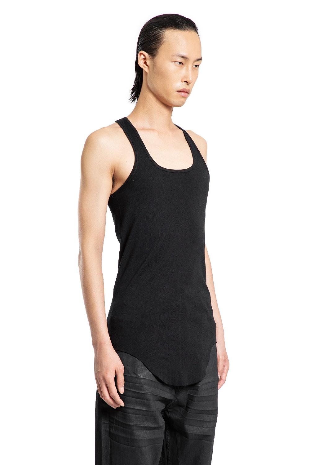 Antonioli RICK OWENS DRKSHDW MAN BLACK T-SHIRTS & TANK TOPS