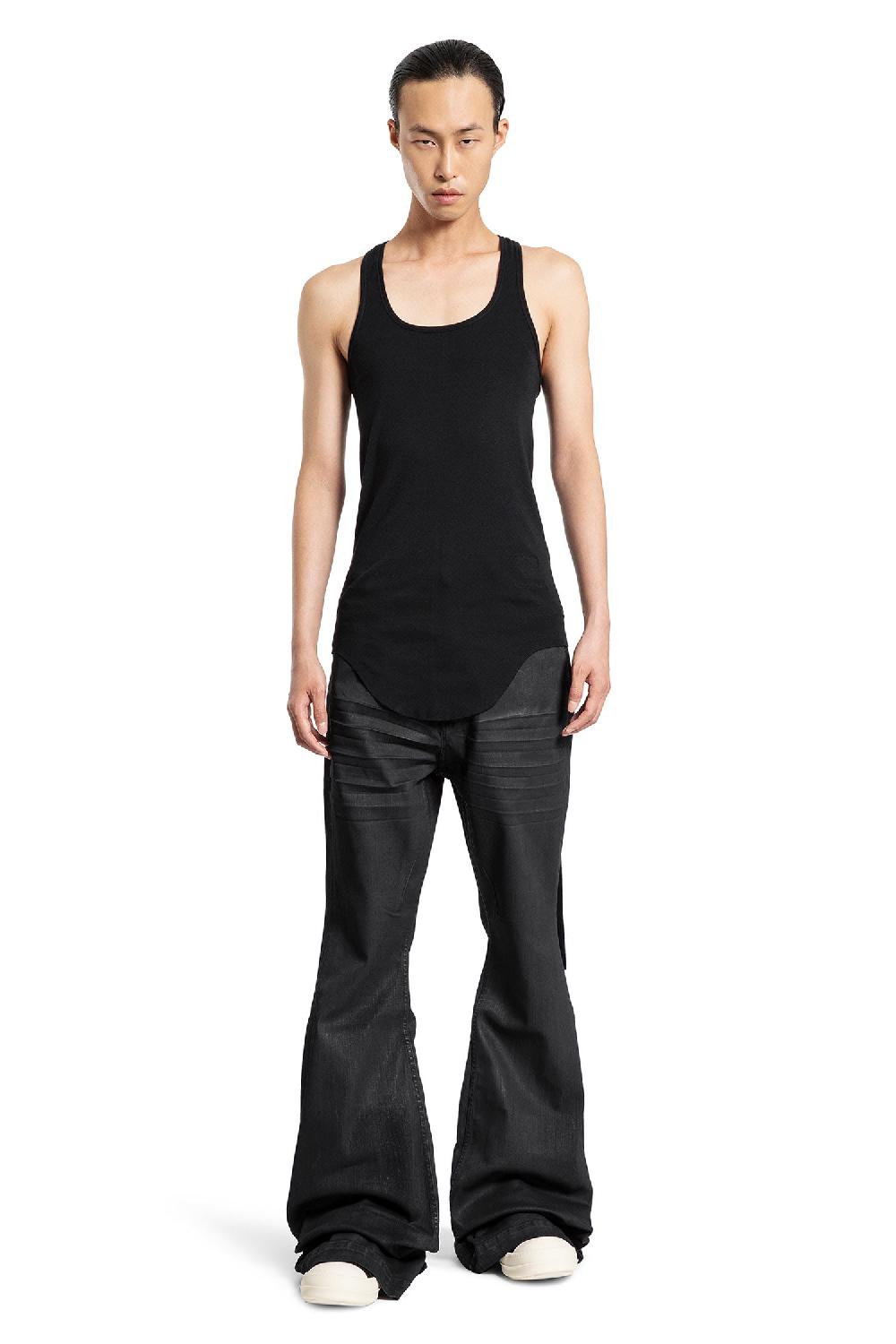 Antonioli RICK OWENS DRKSHDW MAN BLACK T-SHIRTS & TANK TOPS