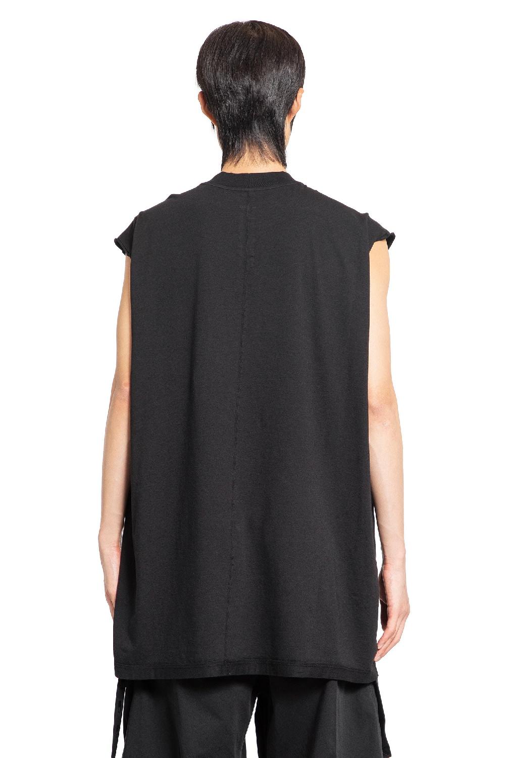 Antonioli RICK OWENS DRKSHDW MAN BLACK T-SHIRTS & TANK TOPS