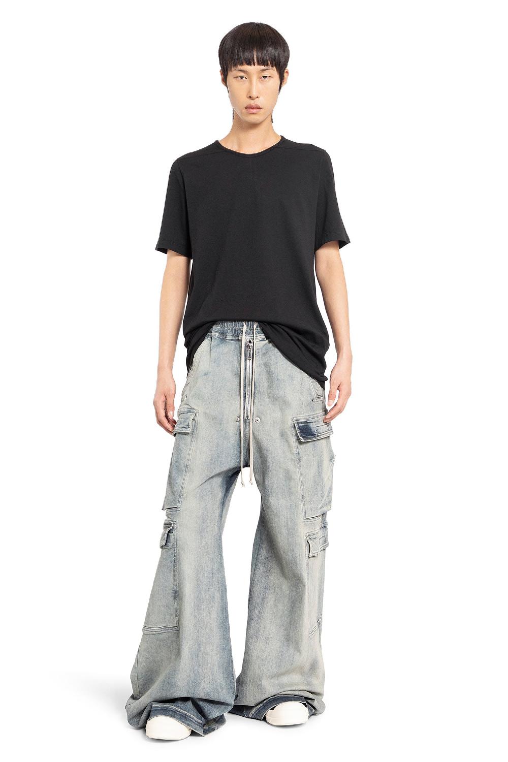 Antonioli RICK OWENS DRKSHDW MAN BLACK T-SHIRTS & TANK TOPS