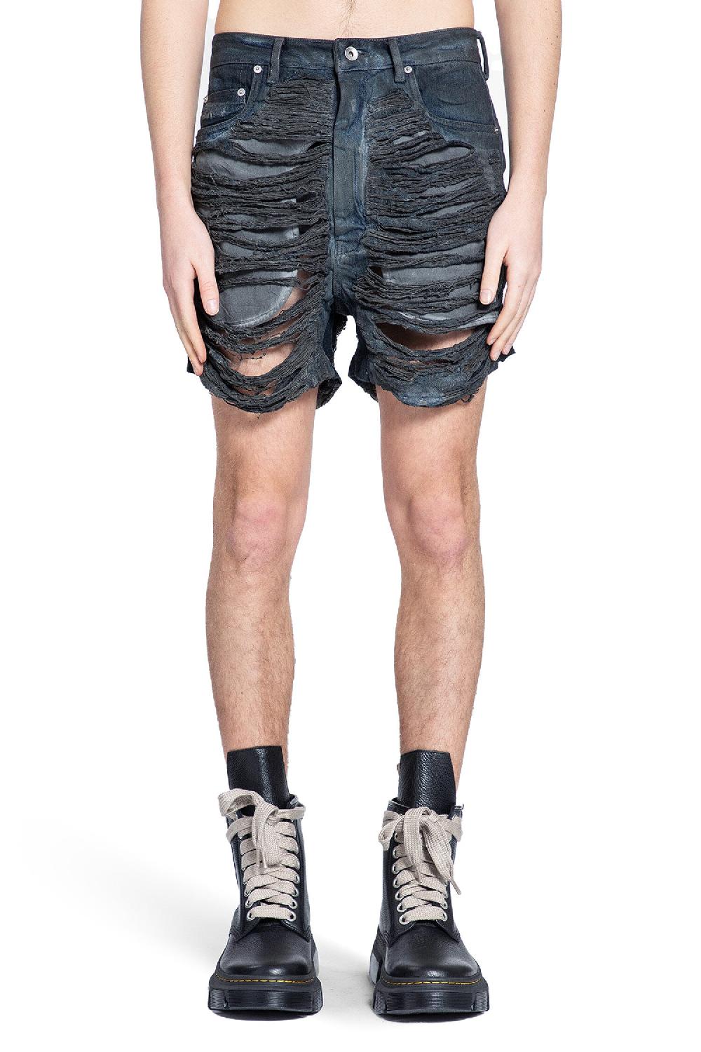 Antonioli RICK OWENS DRKSHDW MAN GREY SHORTS & SKIRTS