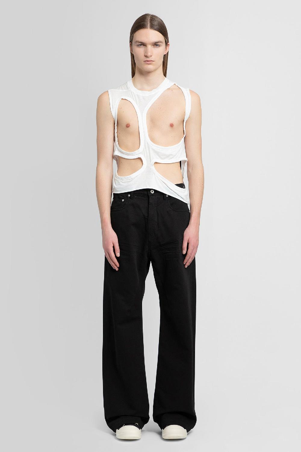 Antonioli RICK OWENS DRKSHDW MAN WHITE T-SHIRTS & TANK TOPS