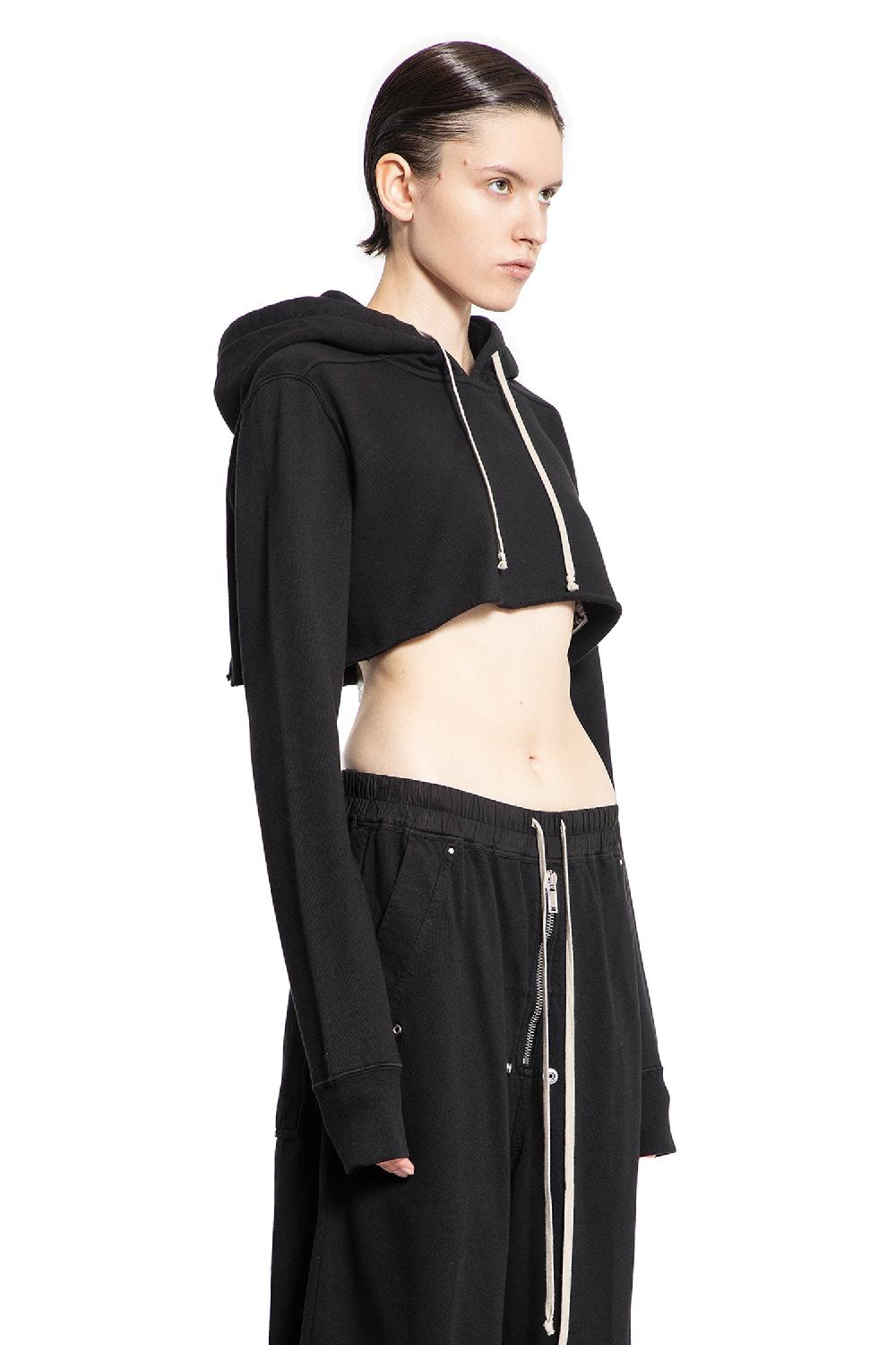 Antonioli RICK OWENS DRKSHDW WOMAN BLACK SWEATSHIRTS