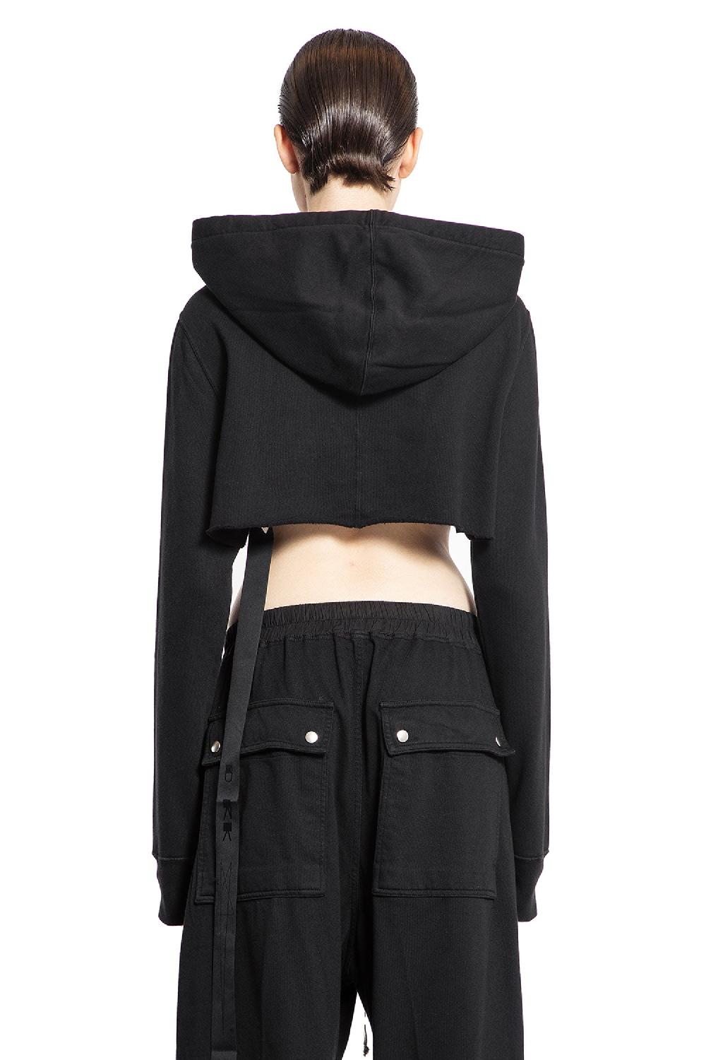 Antonioli RICK OWENS DRKSHDW WOMAN BLACK SWEATSHIRTS