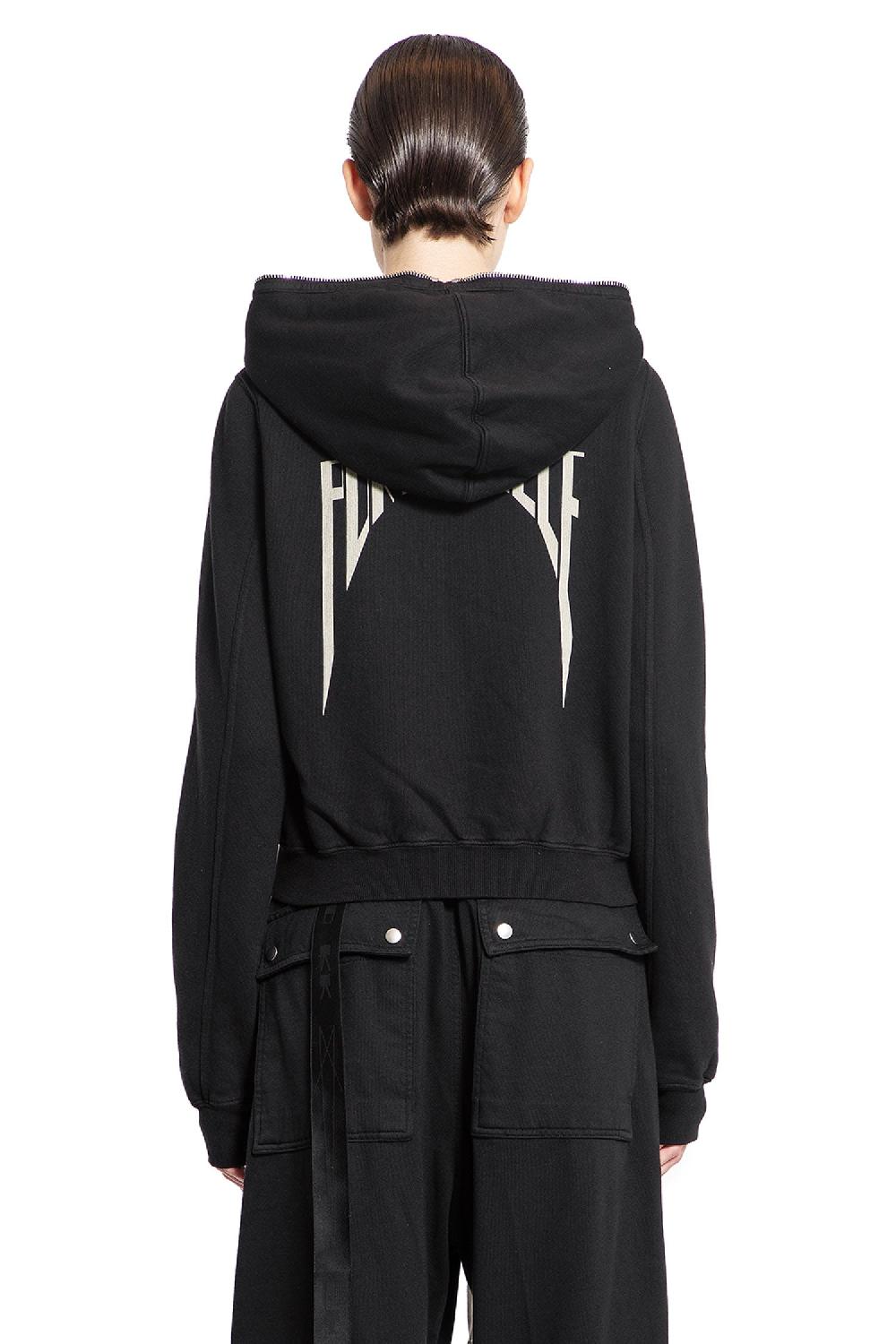 Antonioli RICK OWENS DRKSHDW WOMAN BLACK SWEATSHIRTS