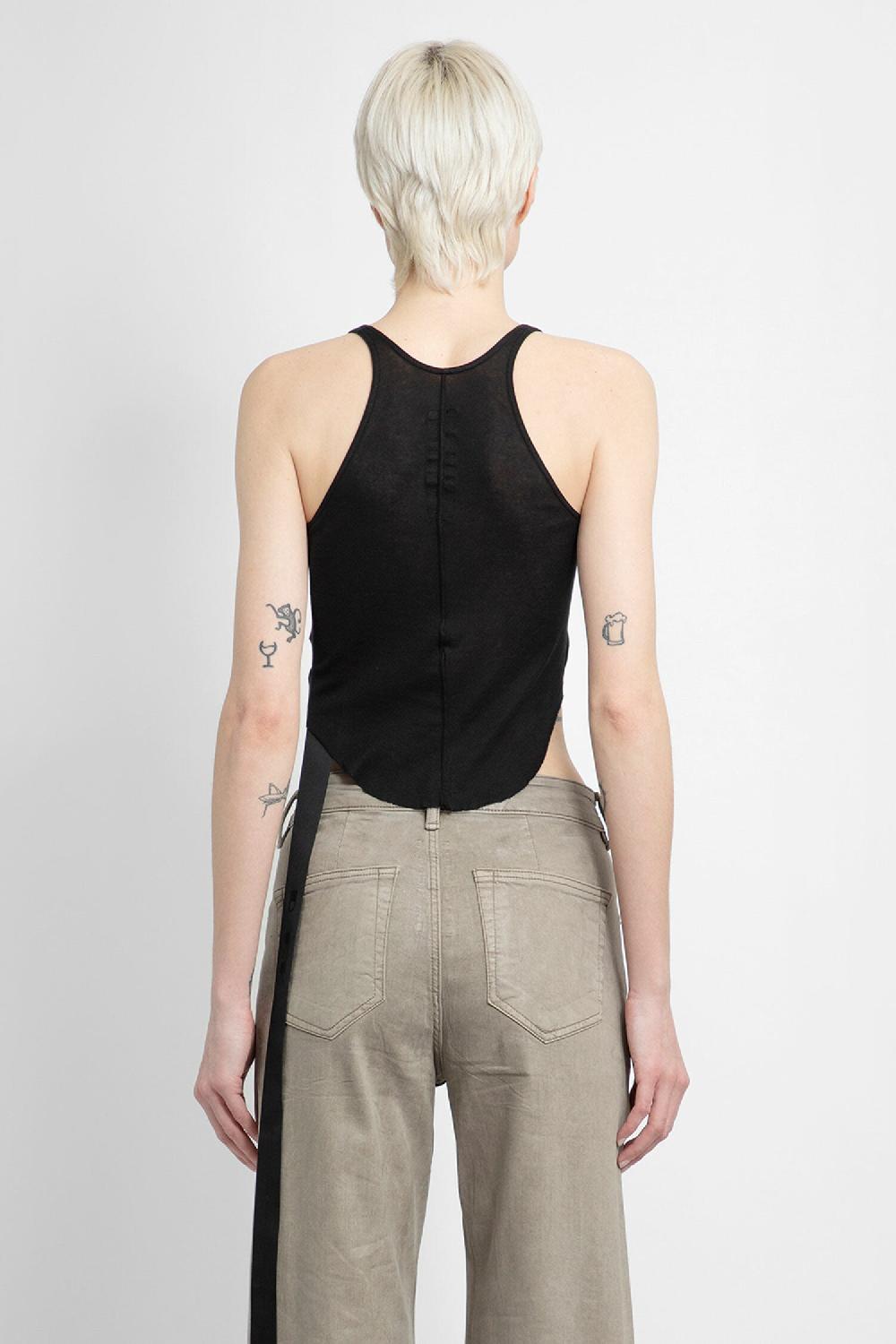 Antonioli RICK OWENS DRKSHDW WOMAN BLACK T-SHIRTS & TANK TOPS