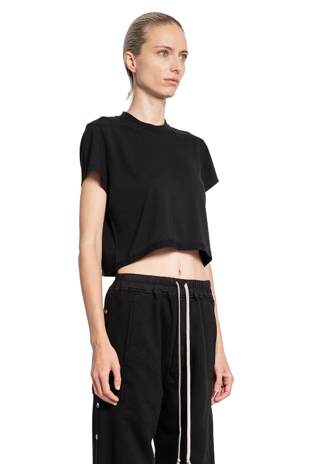 Antonioli RICK OWENS DRKSHDW WOMAN BLACK T-SHIRTS & TANK TOPS
