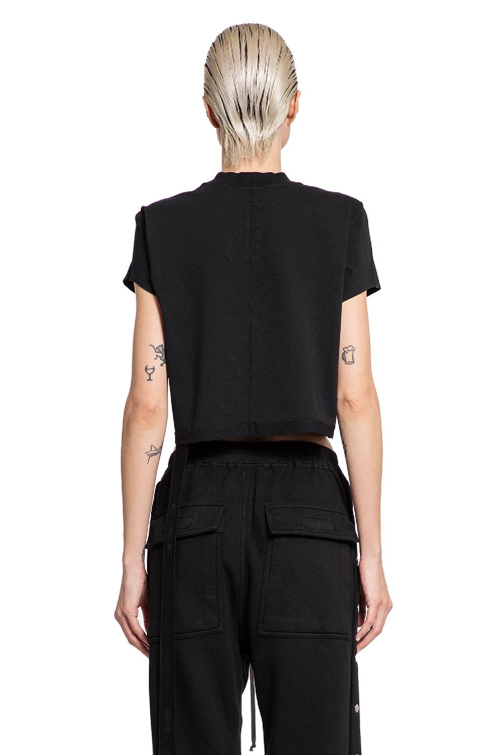 Antonioli RICK OWENS DRKSHDW WOMAN BLACK T-SHIRTS & TANK TOPS