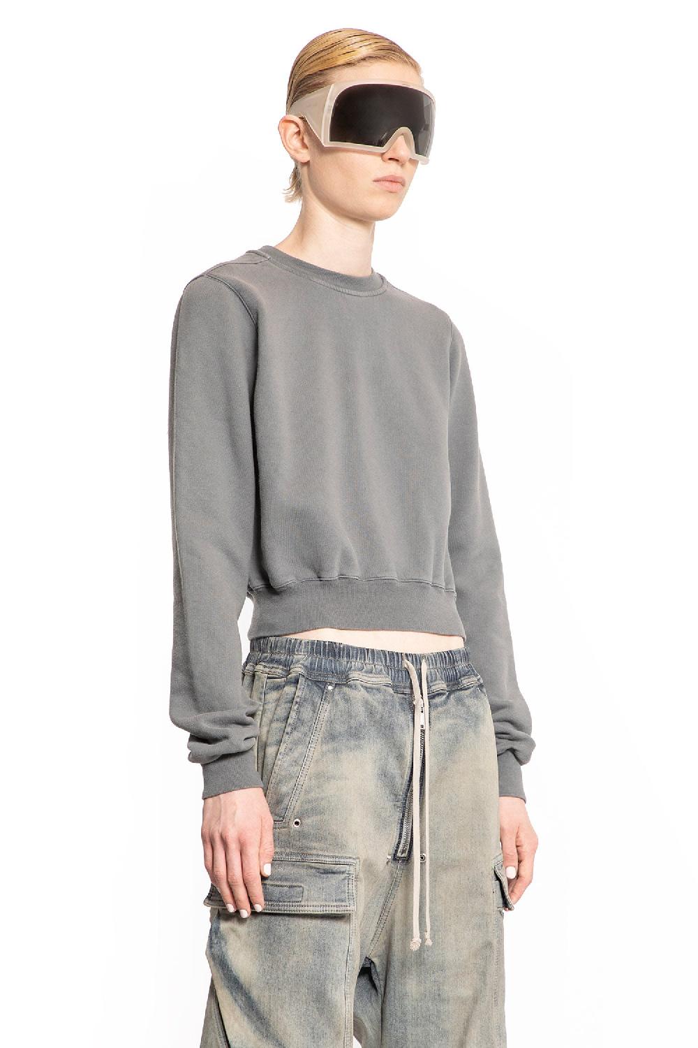 Antonioli RICK OWENS DRKSHDW WOMAN GREY SWEATSHIRTS