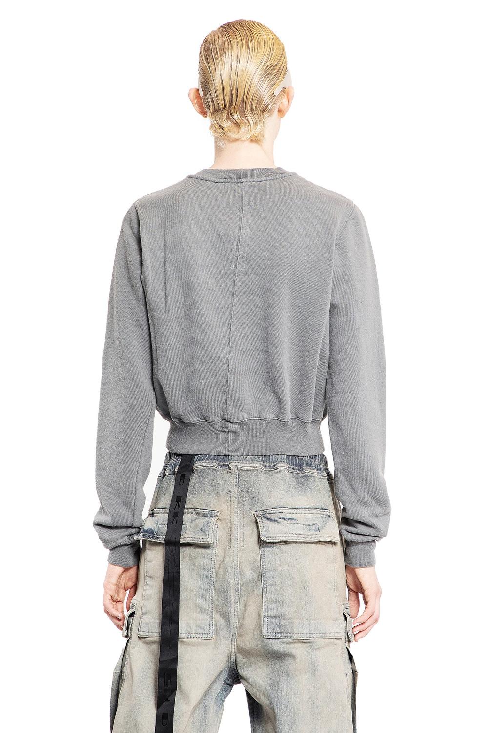 Antonioli RICK OWENS DRKSHDW WOMAN GREY SWEATSHIRTS