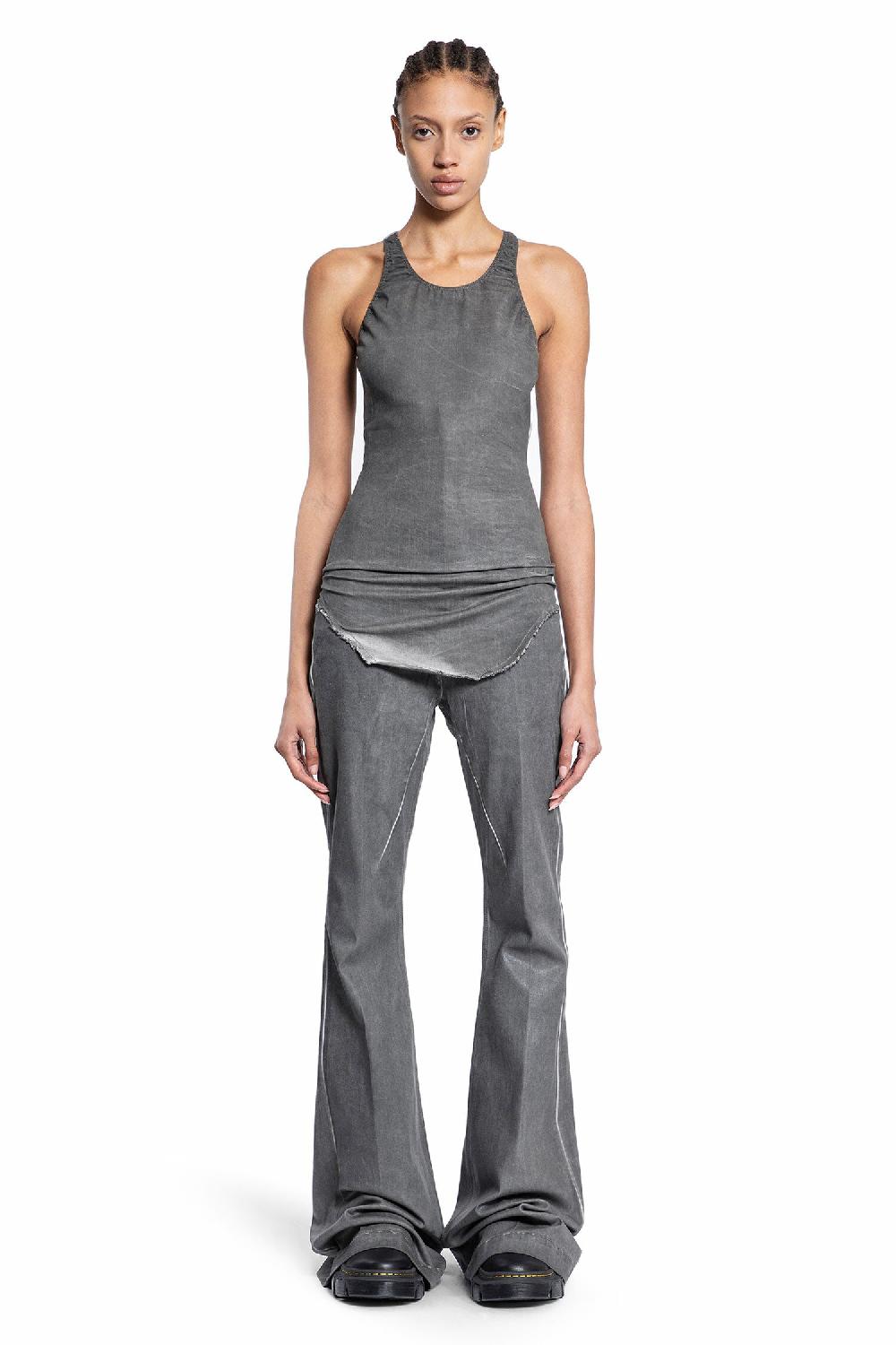 Antonioli RICK OWENS DRKSHDW WOMAN GREY T-SHIRTS & TANK TOPS