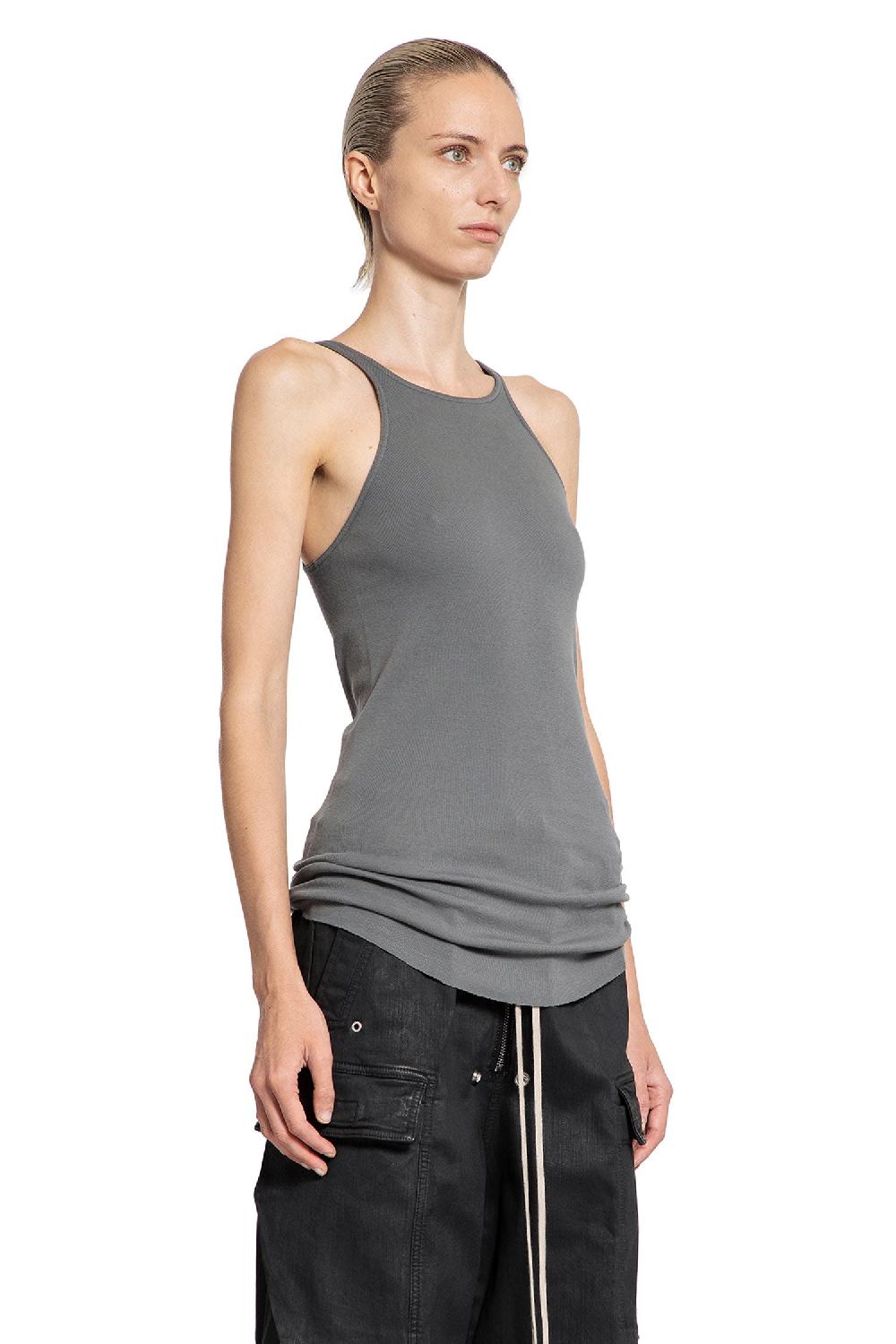 Antonioli RICK OWENS DRKSHDW WOMAN GREY T-SHIRTS & TANK TOPS