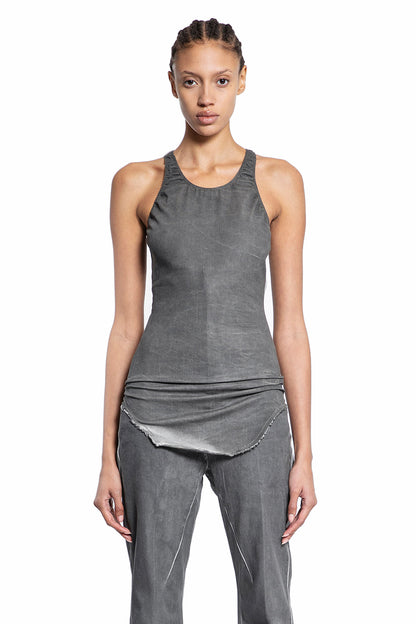 Antonioli RICK OWENS DRKSHDW WOMAN GREY T-SHIRTS & TANK TOPS
