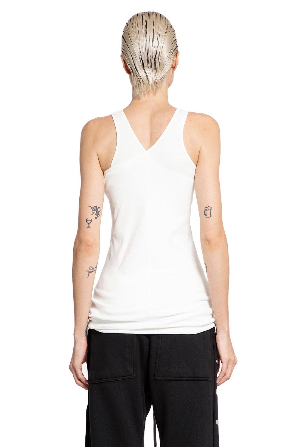 Antonioli RICK OWENS DRKSHDW WOMAN WHITE T-SHIRTS & TANK TOPS