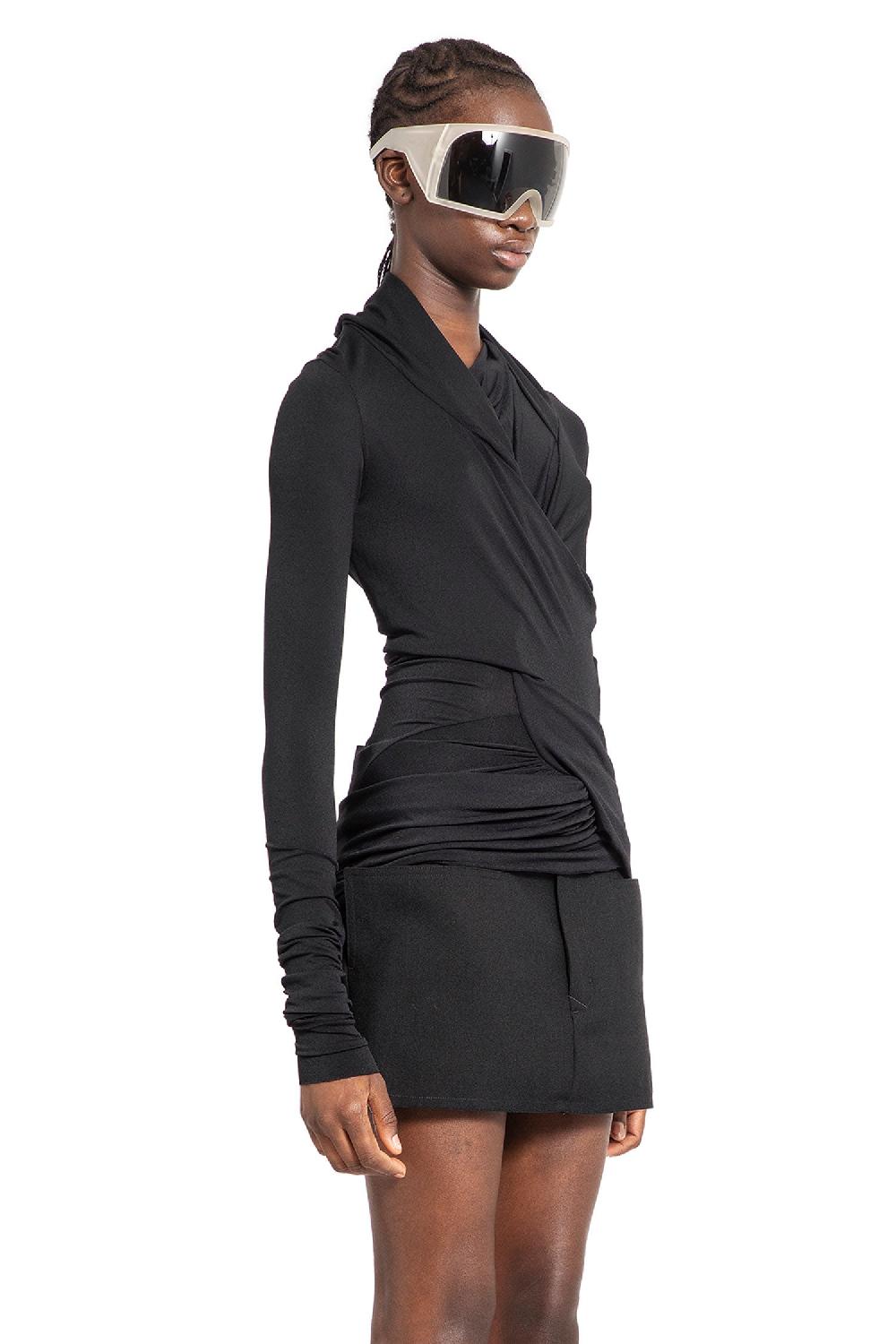 Antonioli RICK OWENS LILIES WOMAN BLACK T-SHIRTS & TANK TOPS