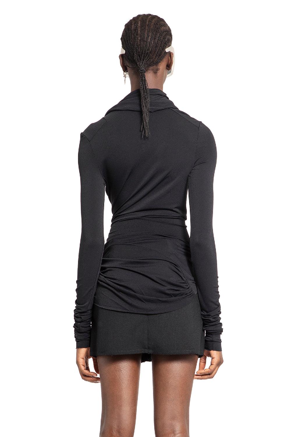 Antonioli RICK OWENS LILIES WOMAN BLACK T-SHIRTS & TANK TOPS