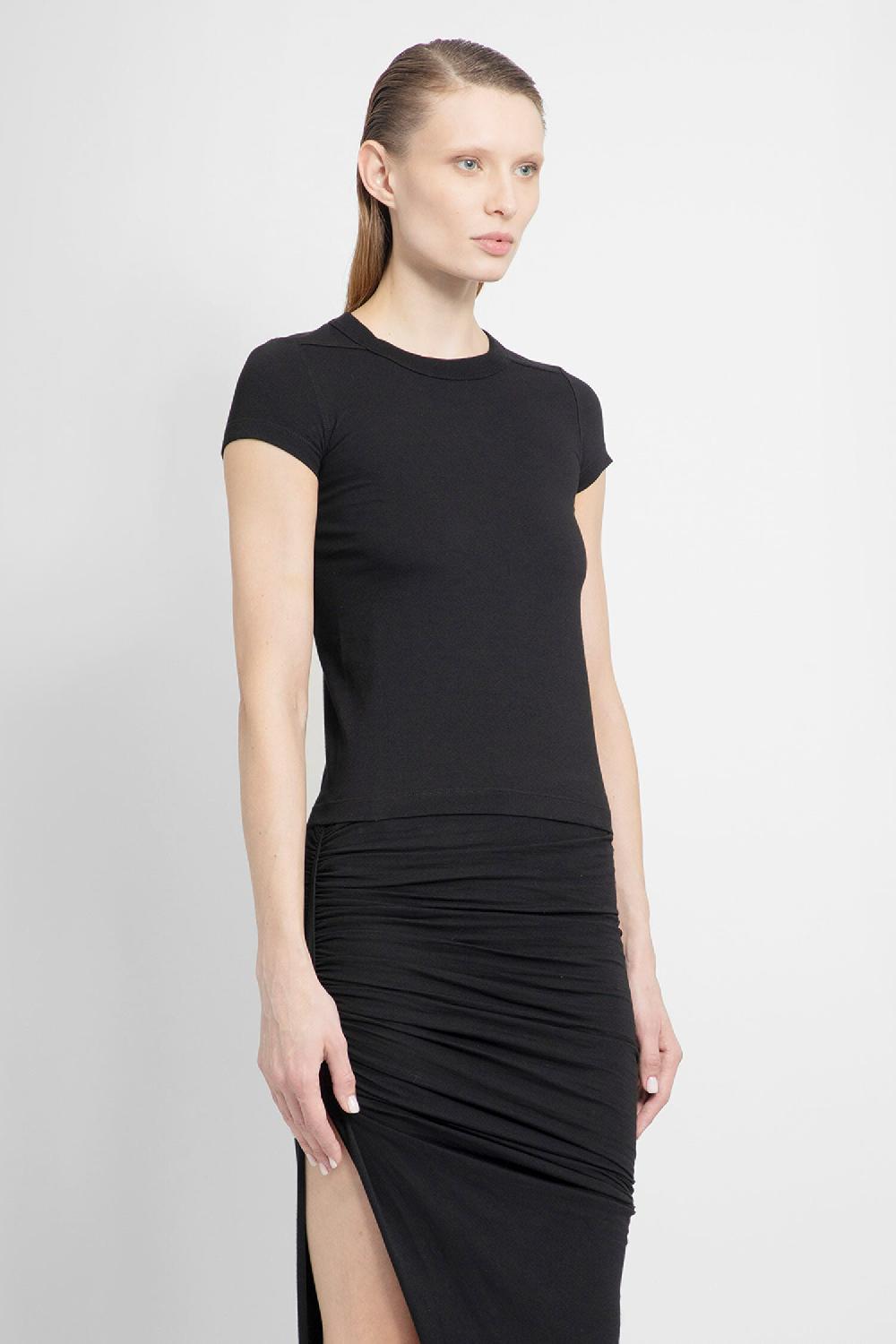 Antonioli RICK OWENS WOMAN BLACK T-SHIRTS & TANK TOPS